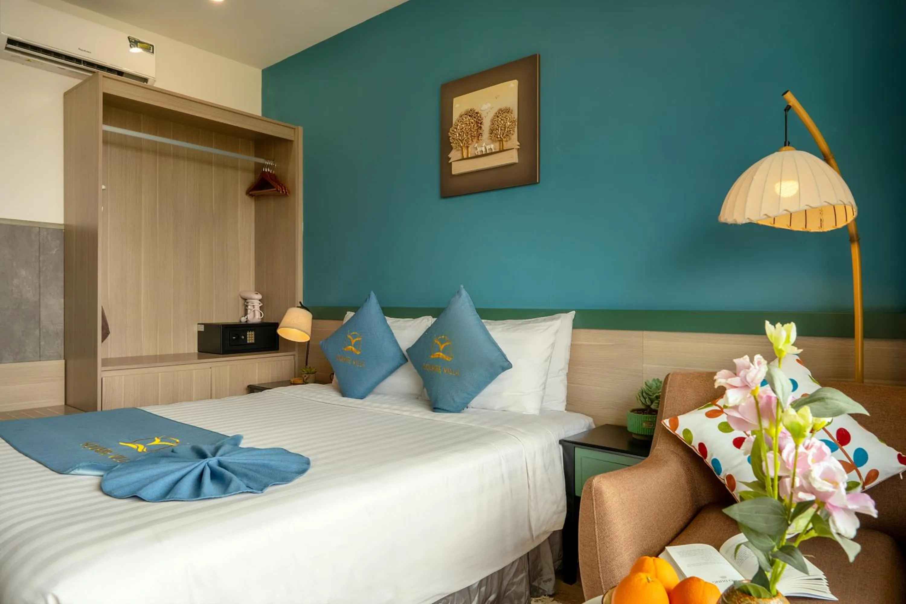 Bed in Square Villa Hoi An