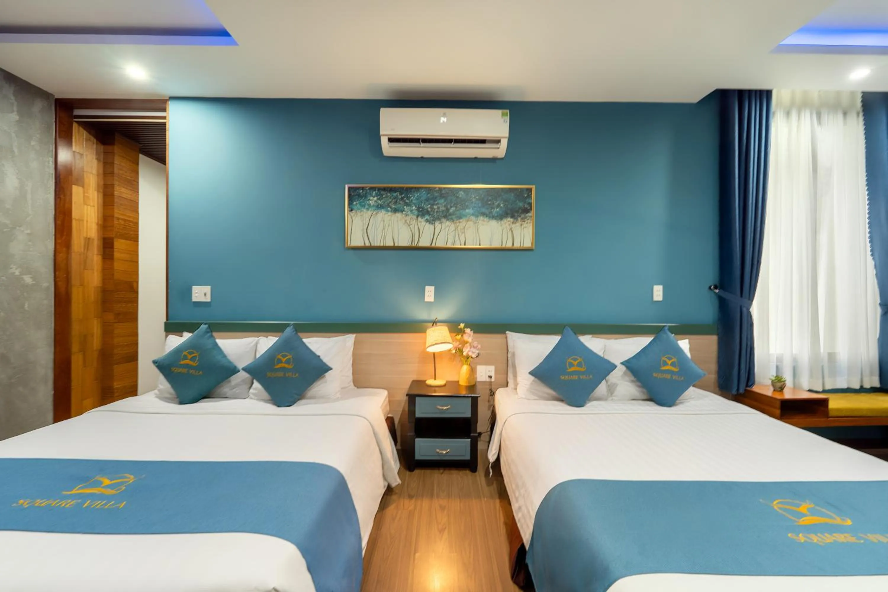 Bed in Square Villa Hoi An