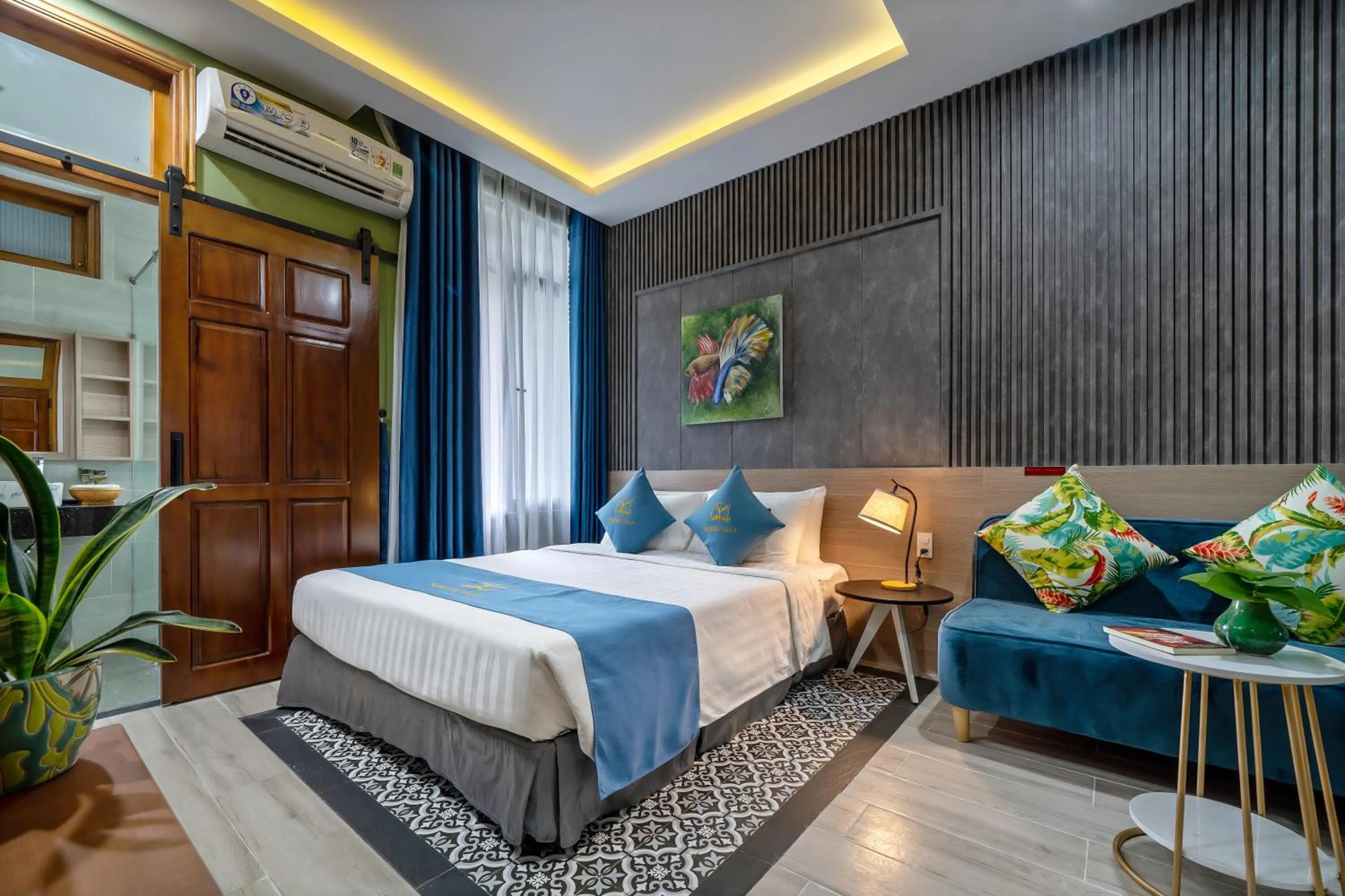 Bedroom, Bed in Square Villa Hoi An