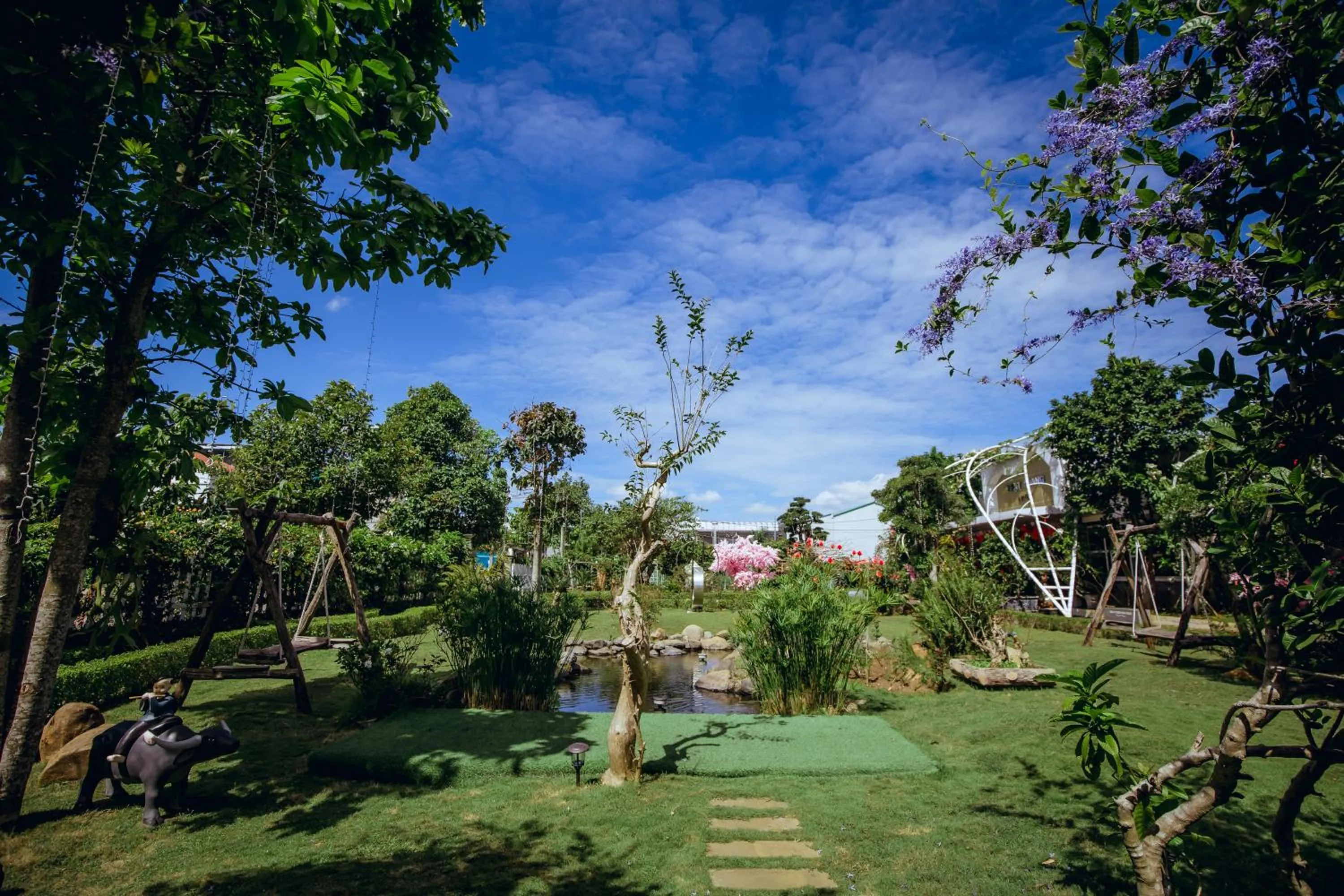 Garden in Nhat Quang Hotel
