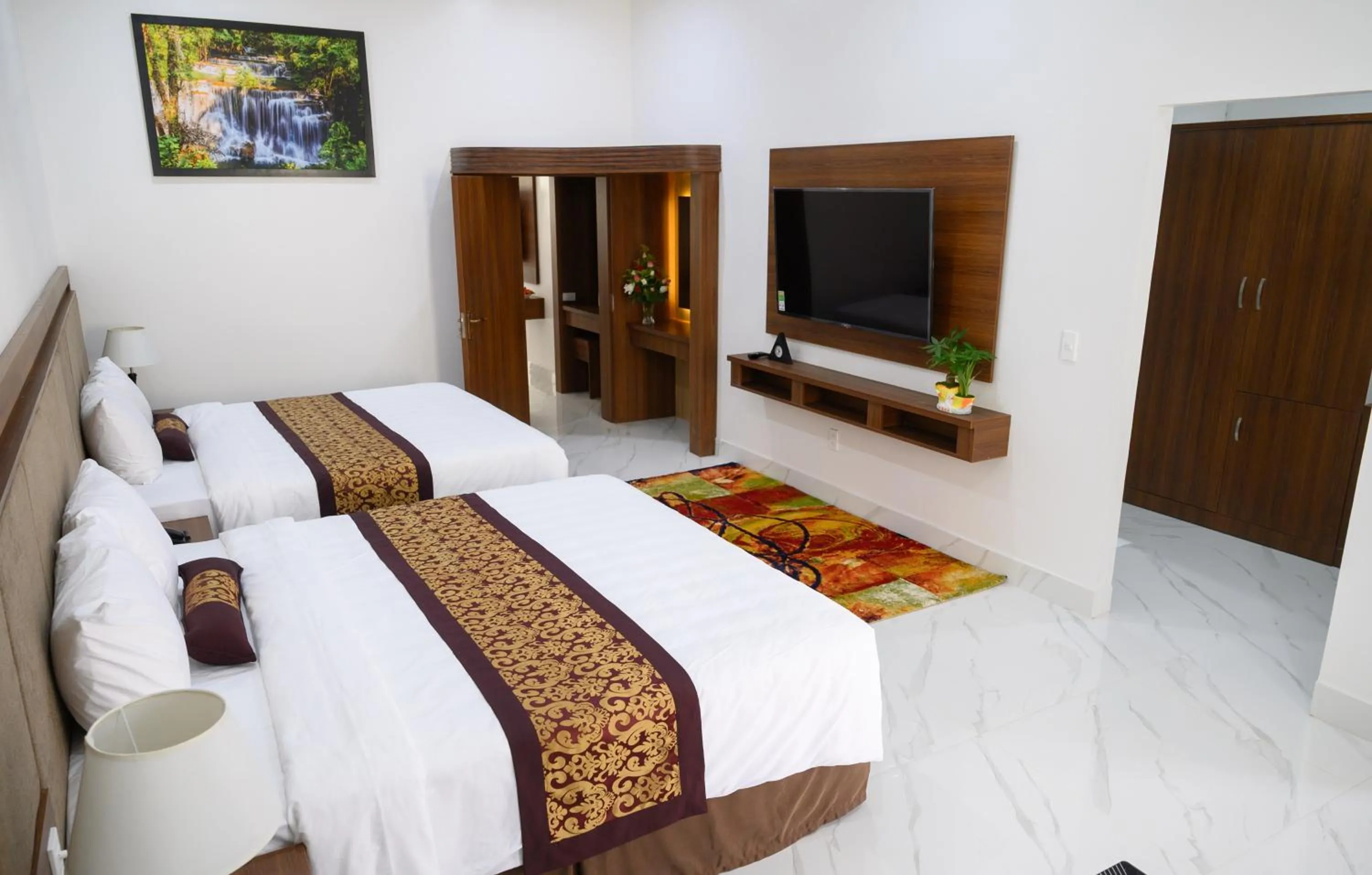 Bed in Nhat Quang Hotel