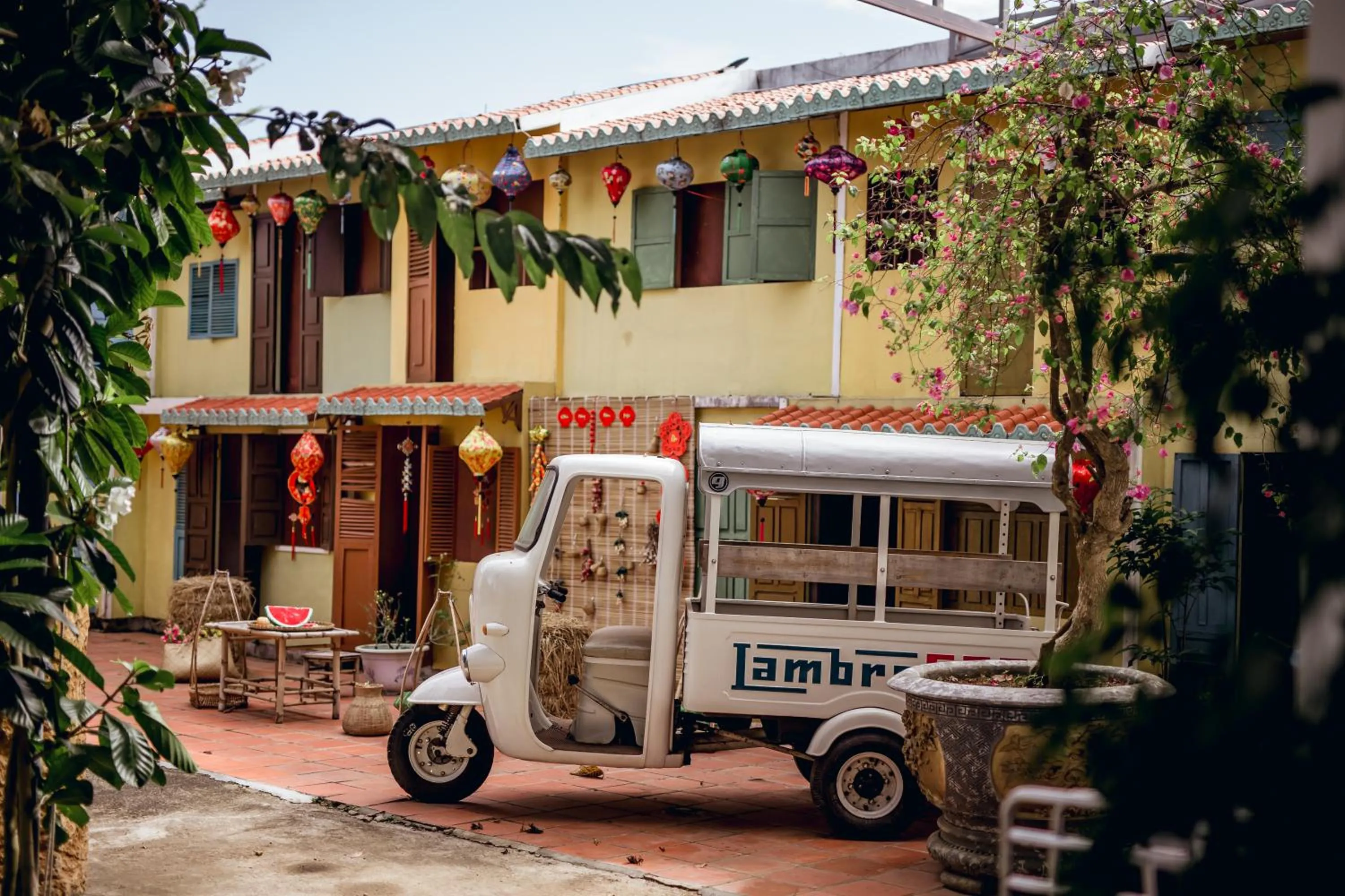 Garden in Nhat Quang Hotel
