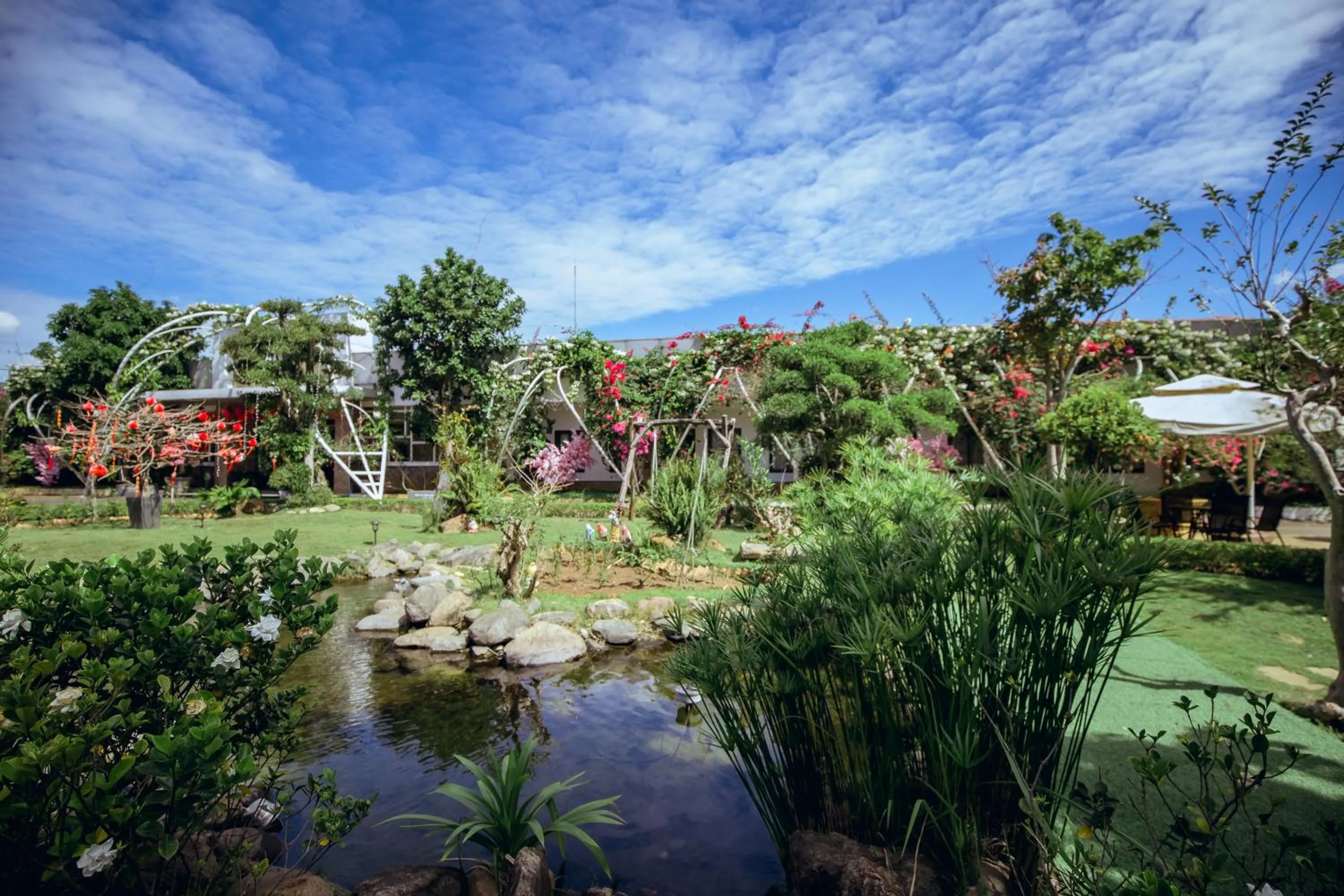 Garden in Nhat Quang Hotel