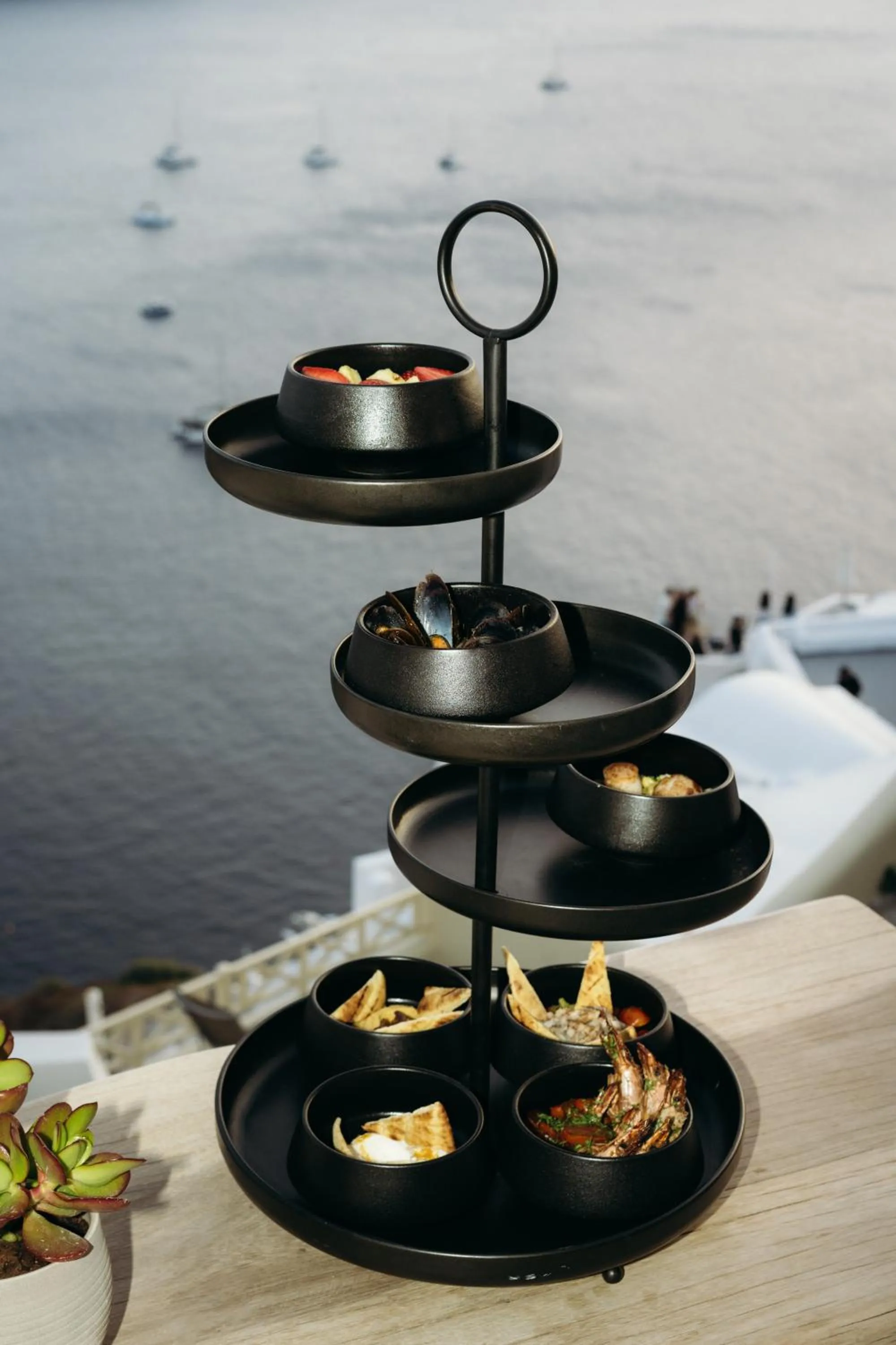 Food in Nano Oia Villas