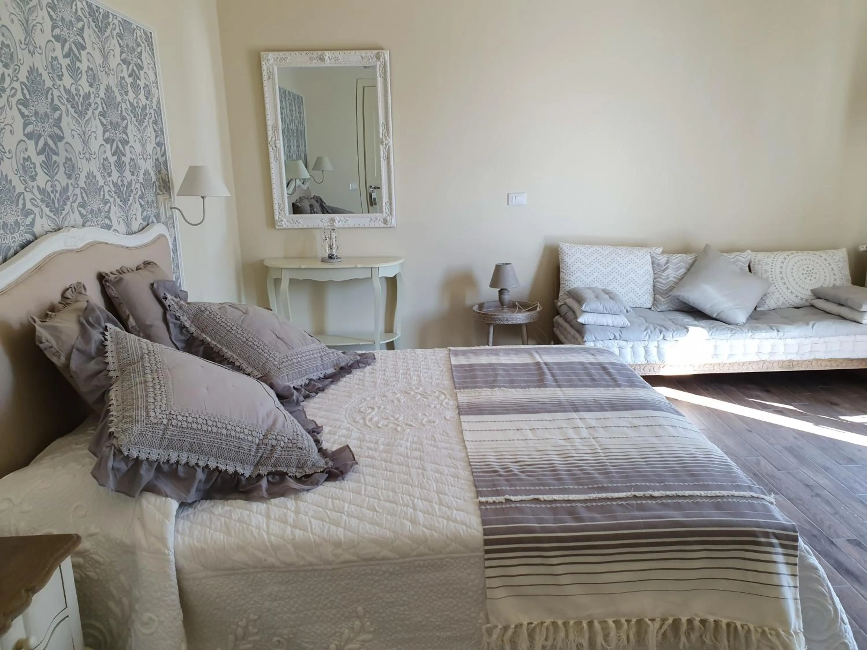 Photo of the whole room, Bed in Romantic Home