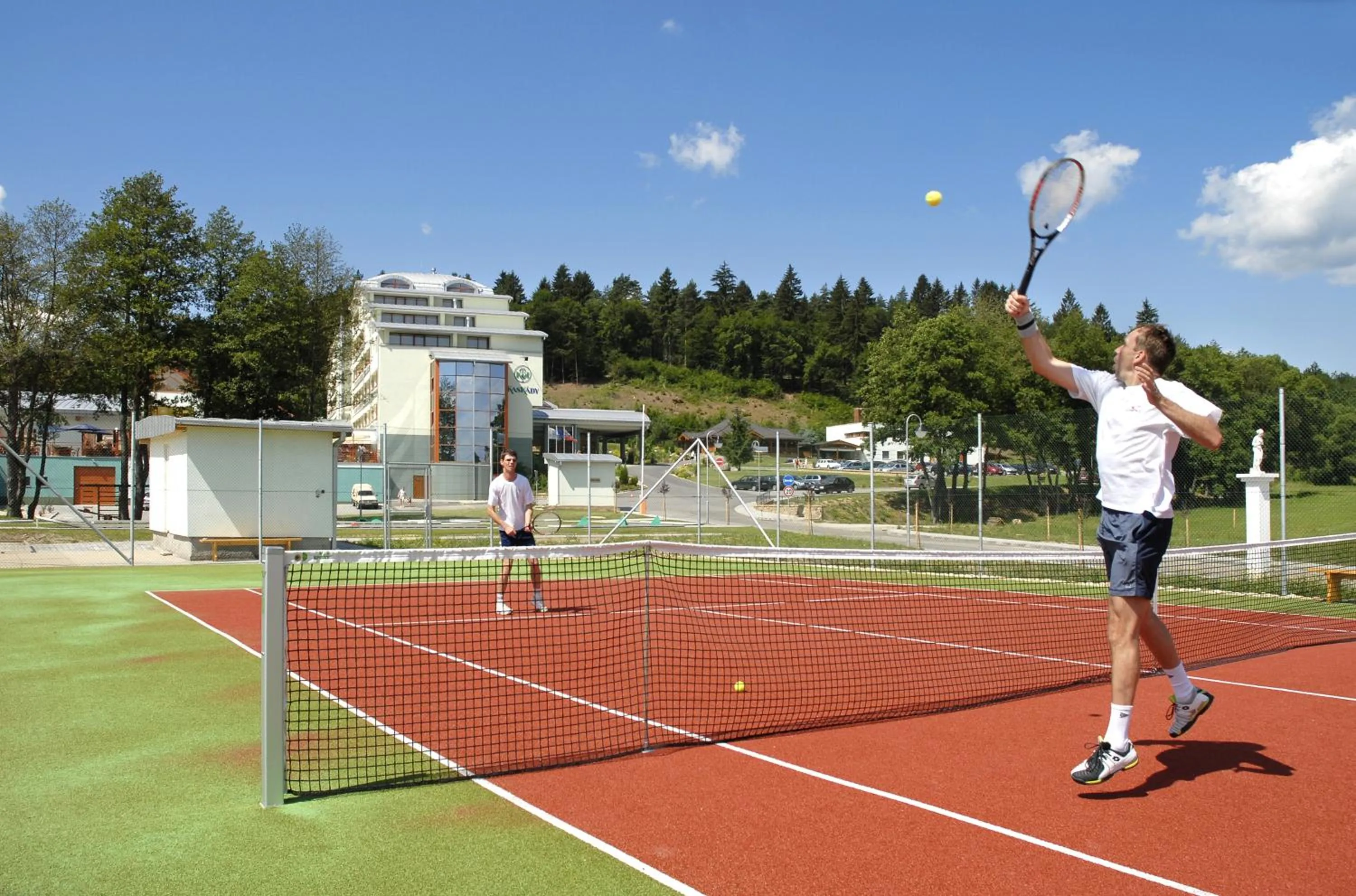 Tennis court in Wellness & Spa Hotel Kaskady