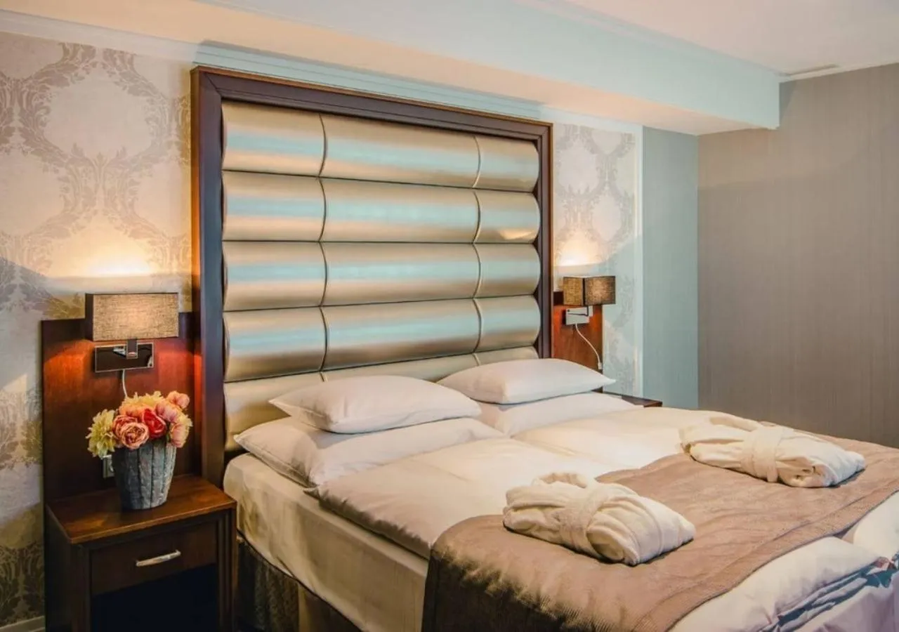 Bedroom, Bed in Wellness & Spa Hotel Kaskady