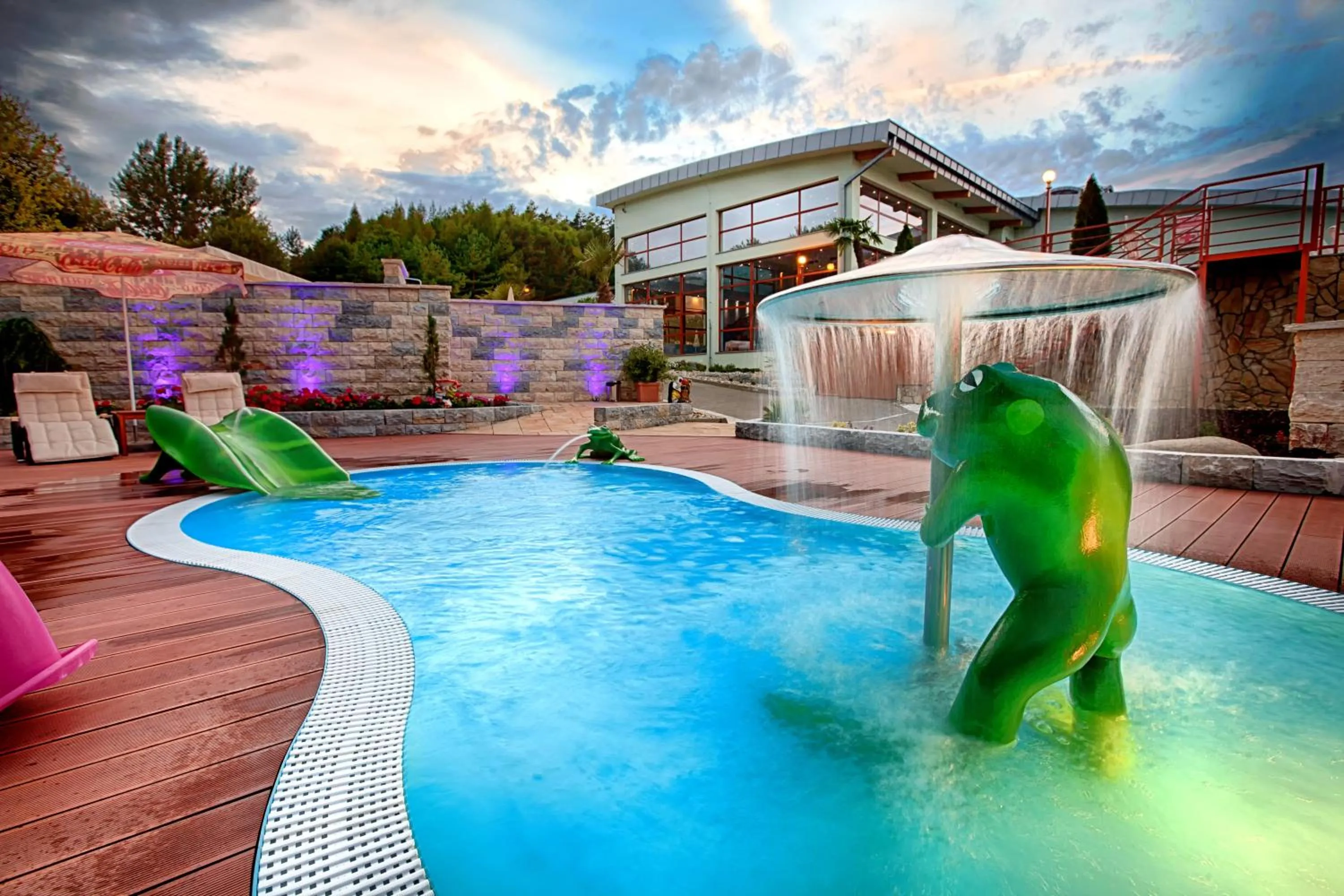 Swimming pool in Wellness & Spa Hotel Kaskady