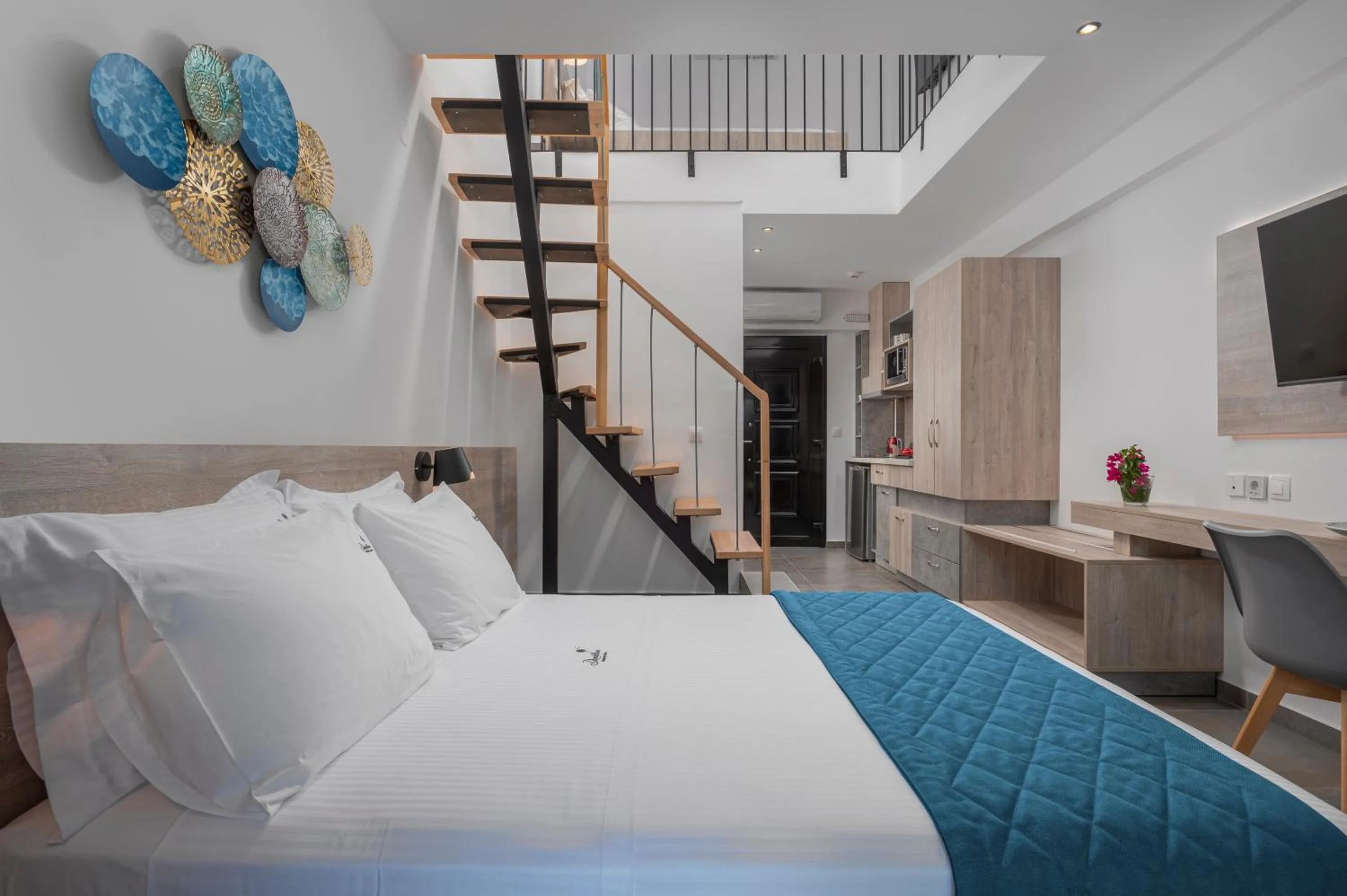 Bed in Dandelion Suites