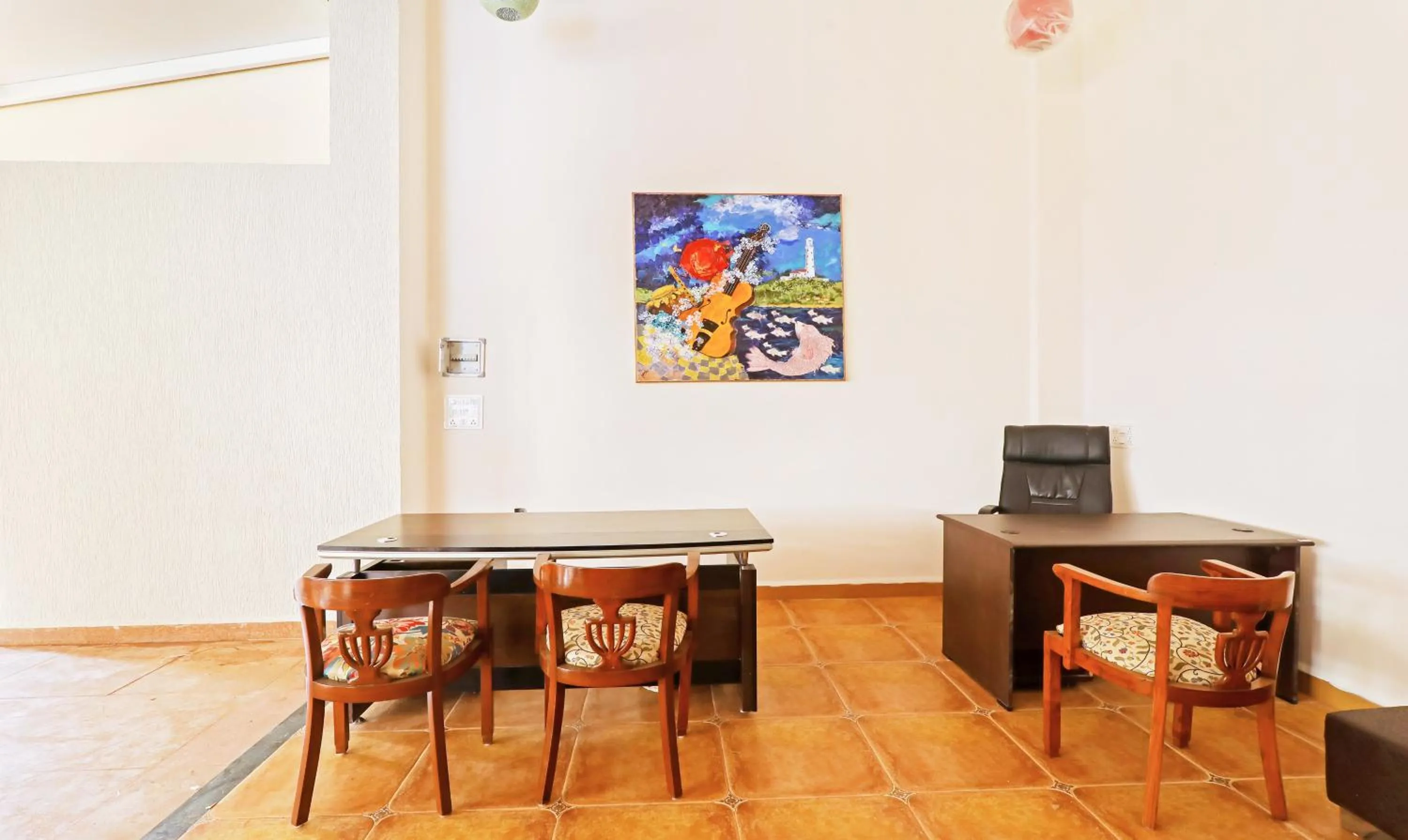 Seating area in Treebo Premium Dona Eliza, 700 Meters From Calangute Beach