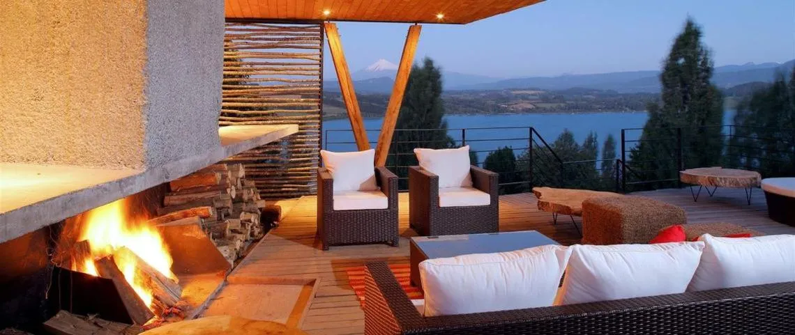 Balcony/Terrace in Hotel Casa Panguipulli