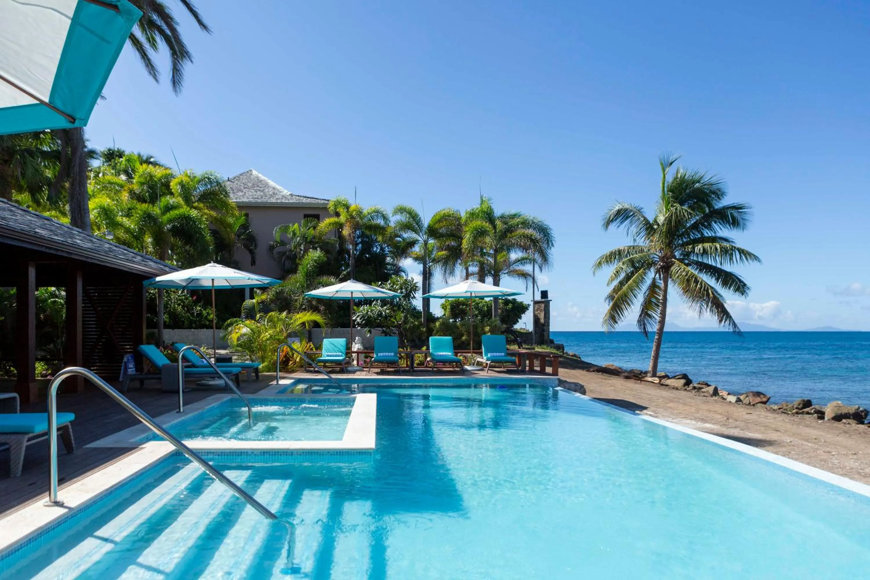 Swimming pool in Curtain Bluff - All Inclusive