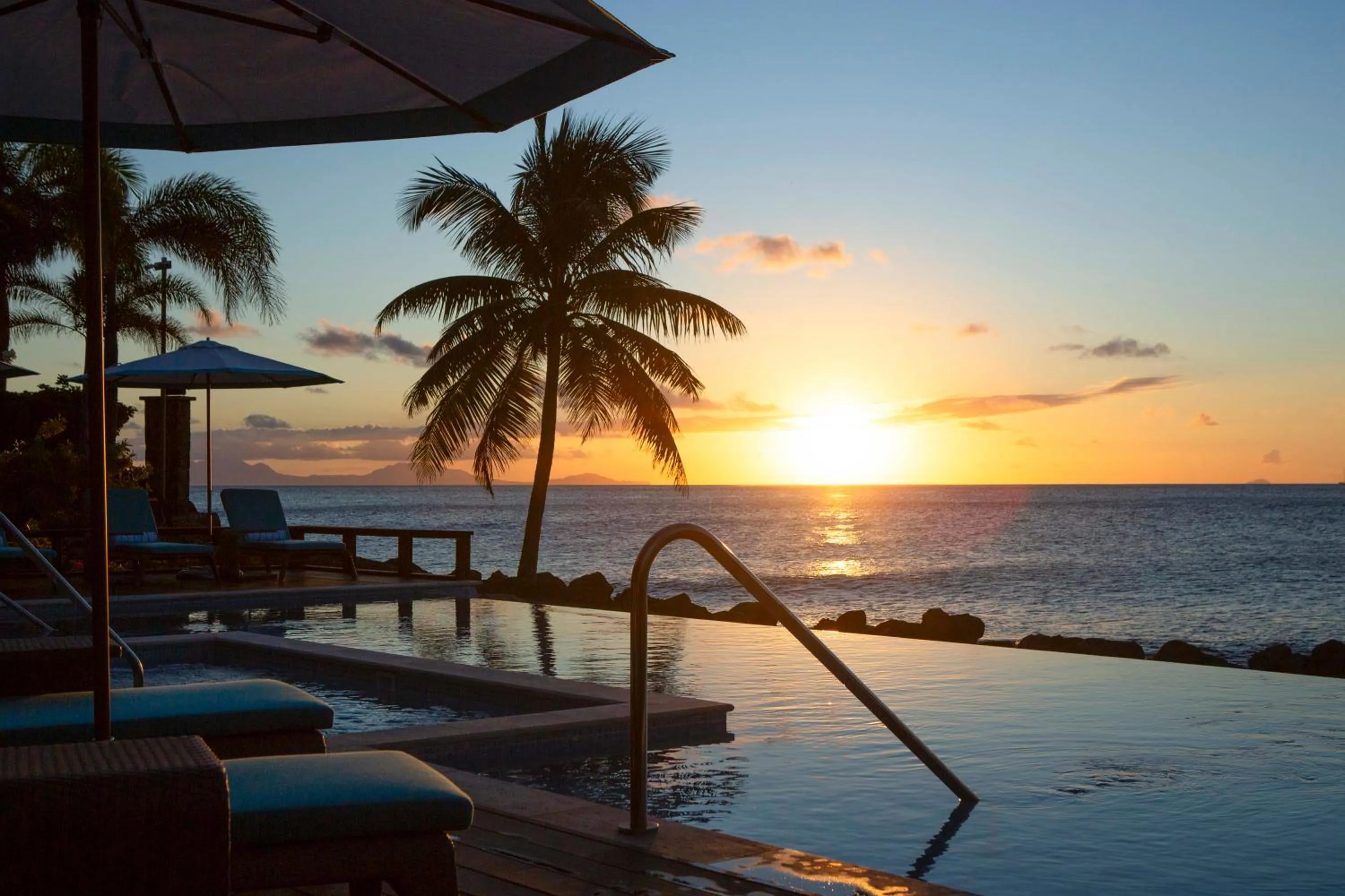 Swimming pool in Curtain Bluff - All Inclusive