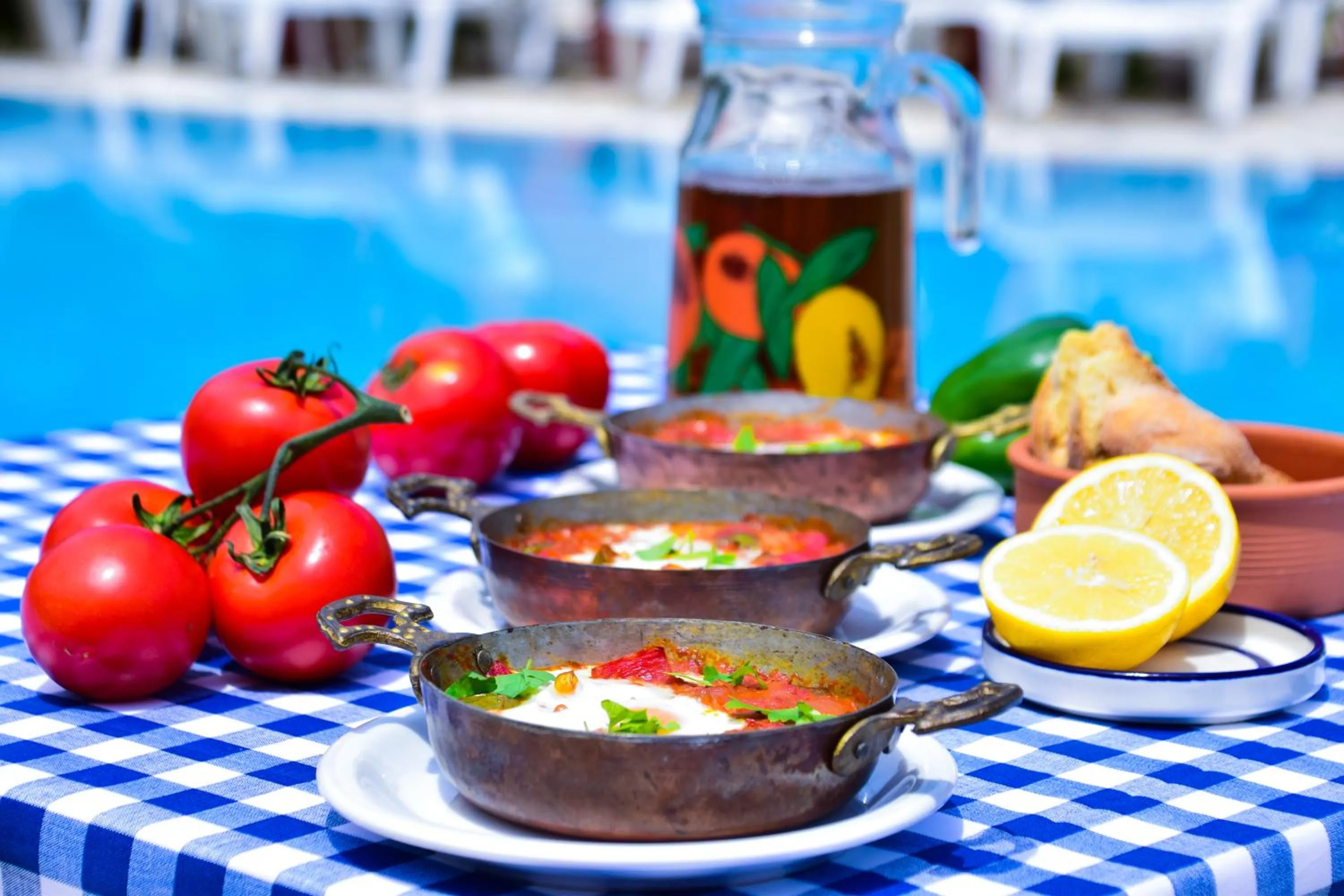 Food close-up in Villa Valia