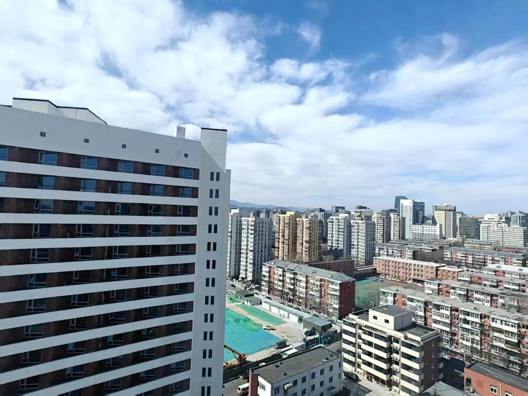 City view in Yanshan Hotel