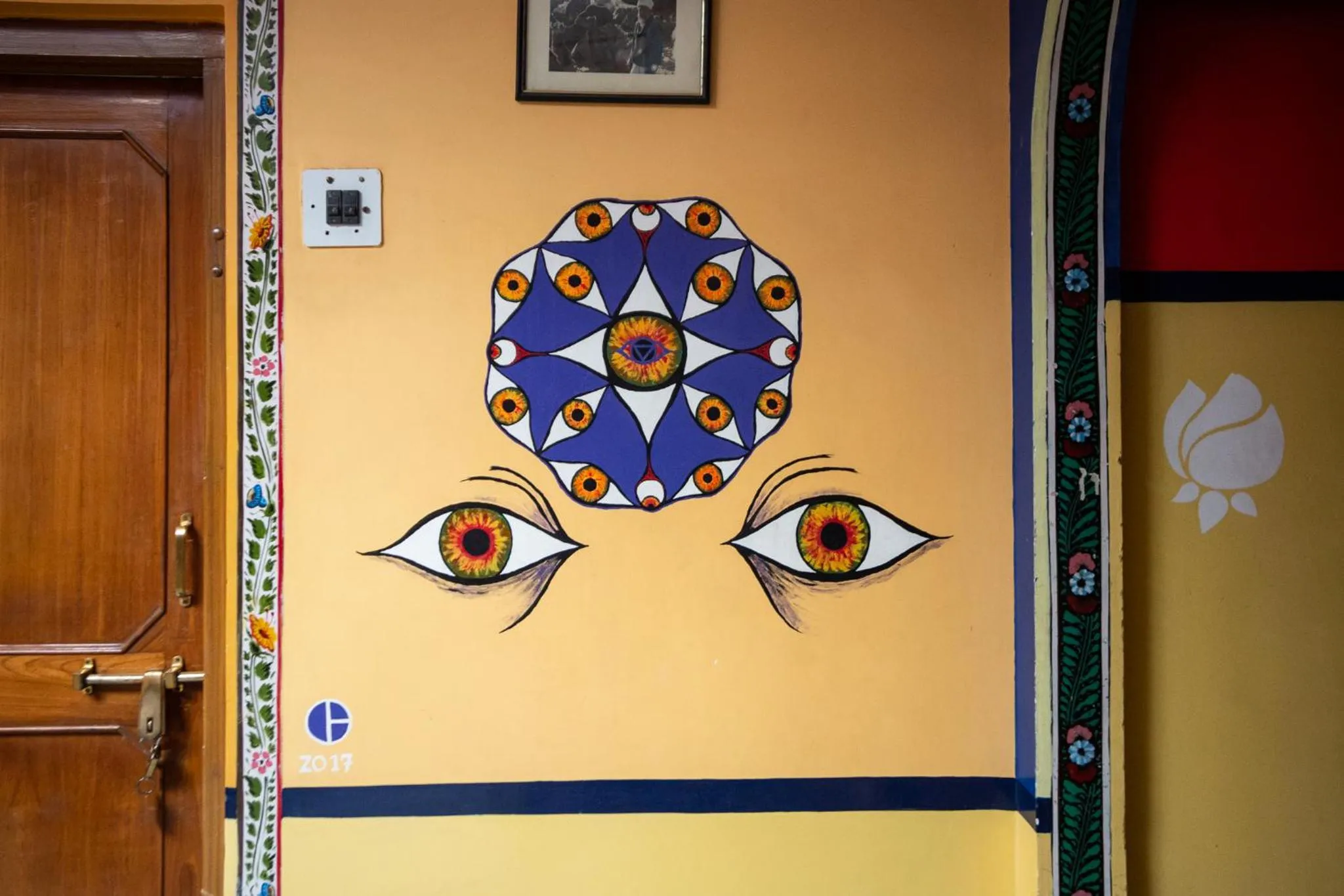 Decorative detail in Hotel Everest