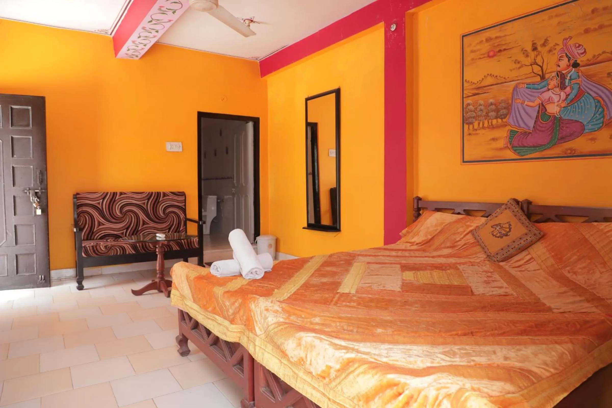 Bed in Hotel Everest