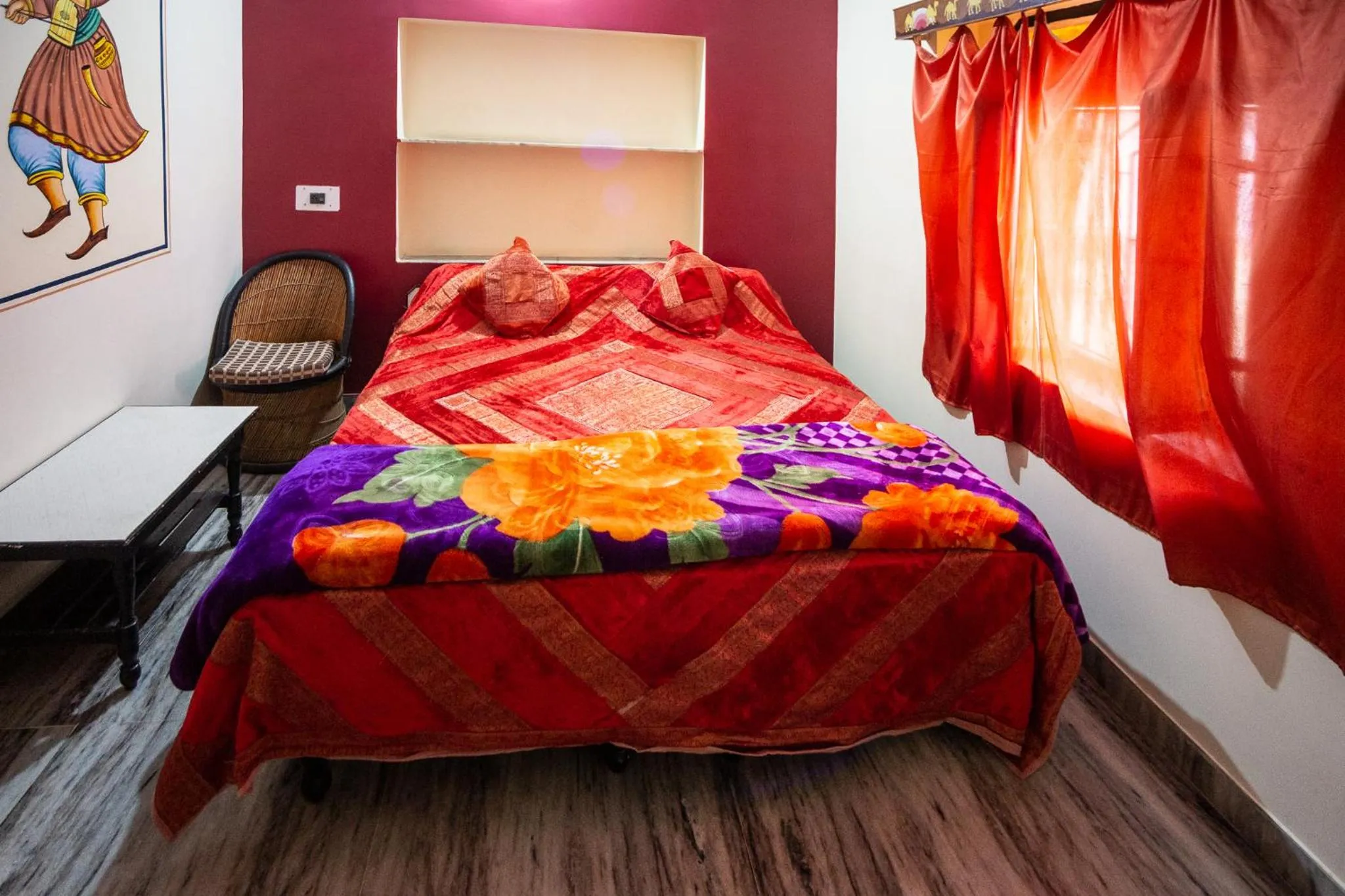 Bed in Hotel Everest