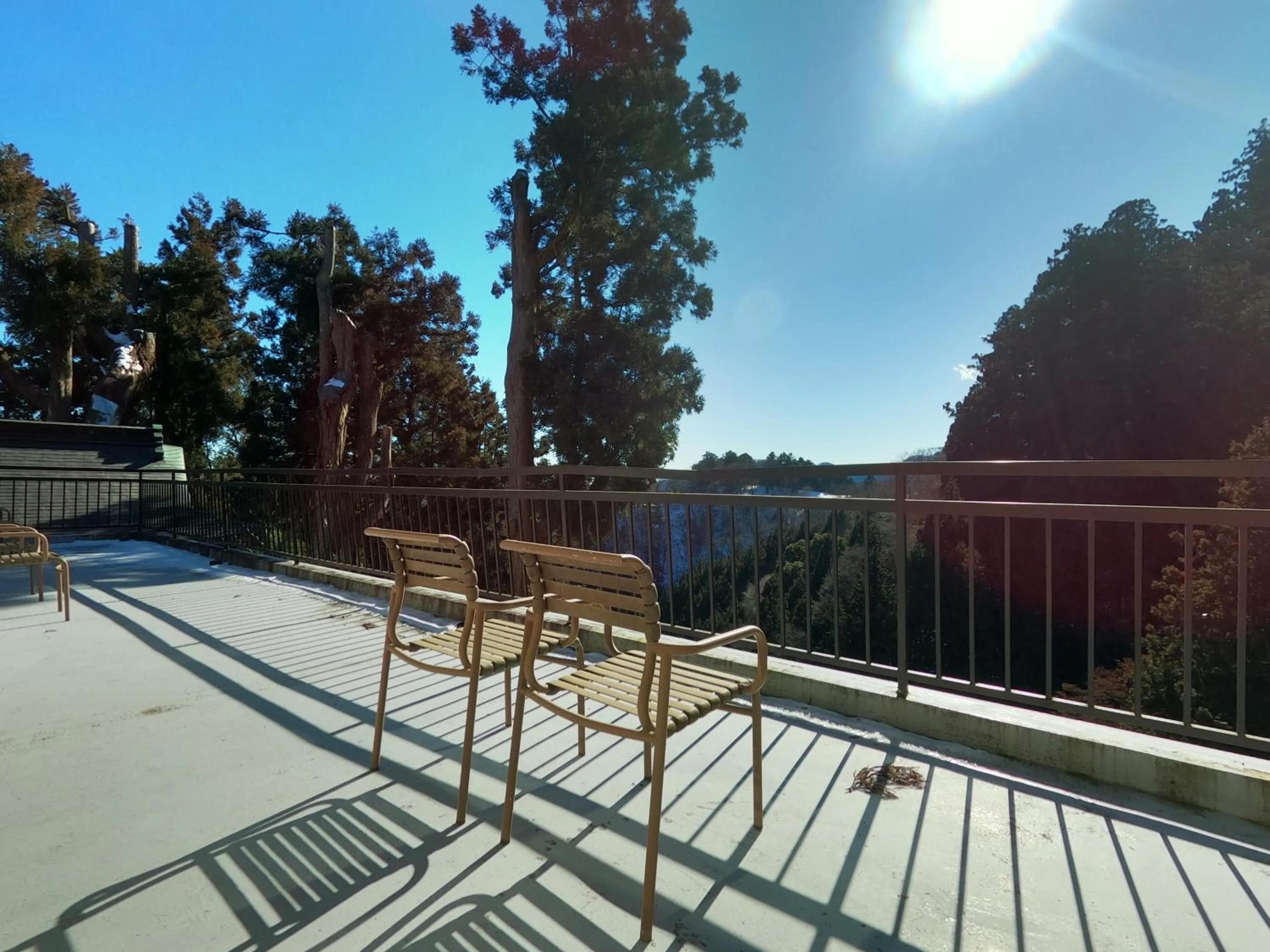 Balcony/Terrace in Shukubo Komadori-Sanso