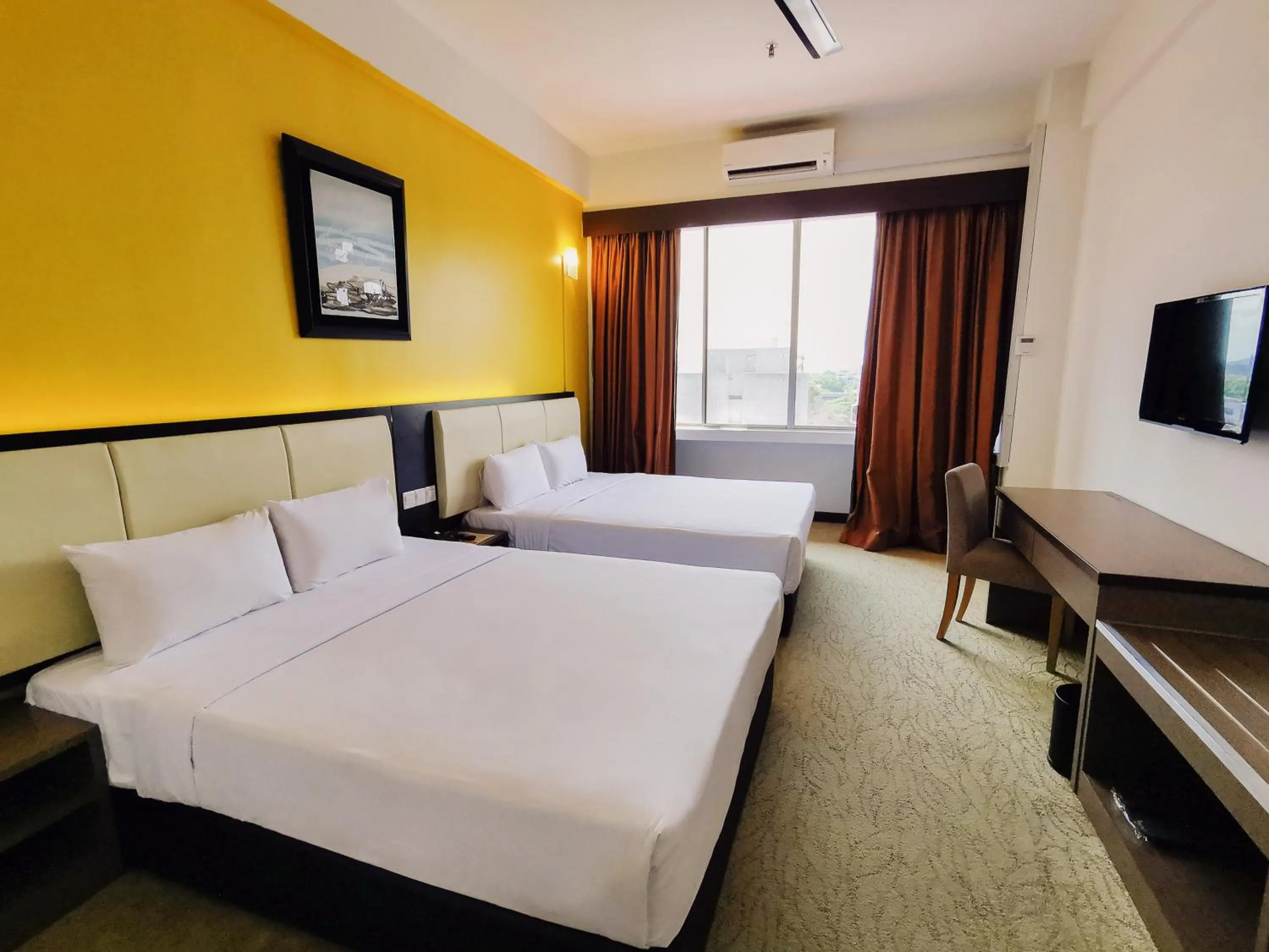 Bed in Hotel Sentral Melaka @ City Centre