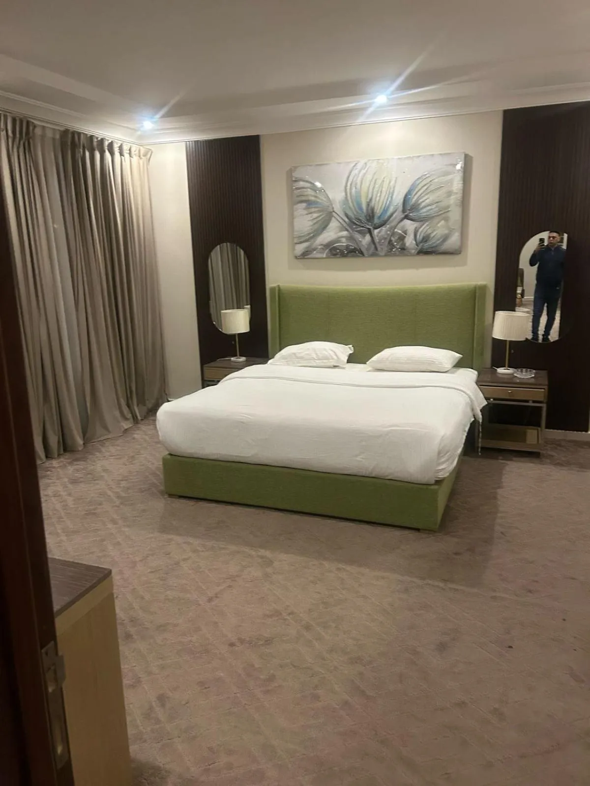 Bed in Aseel Hotel Apartment