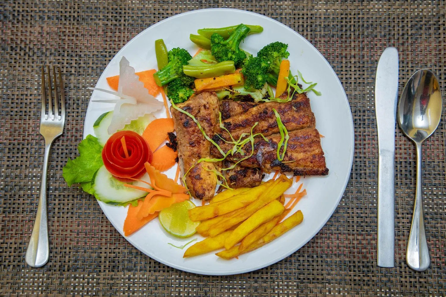 Breakfast in Hotel Bougainvillea