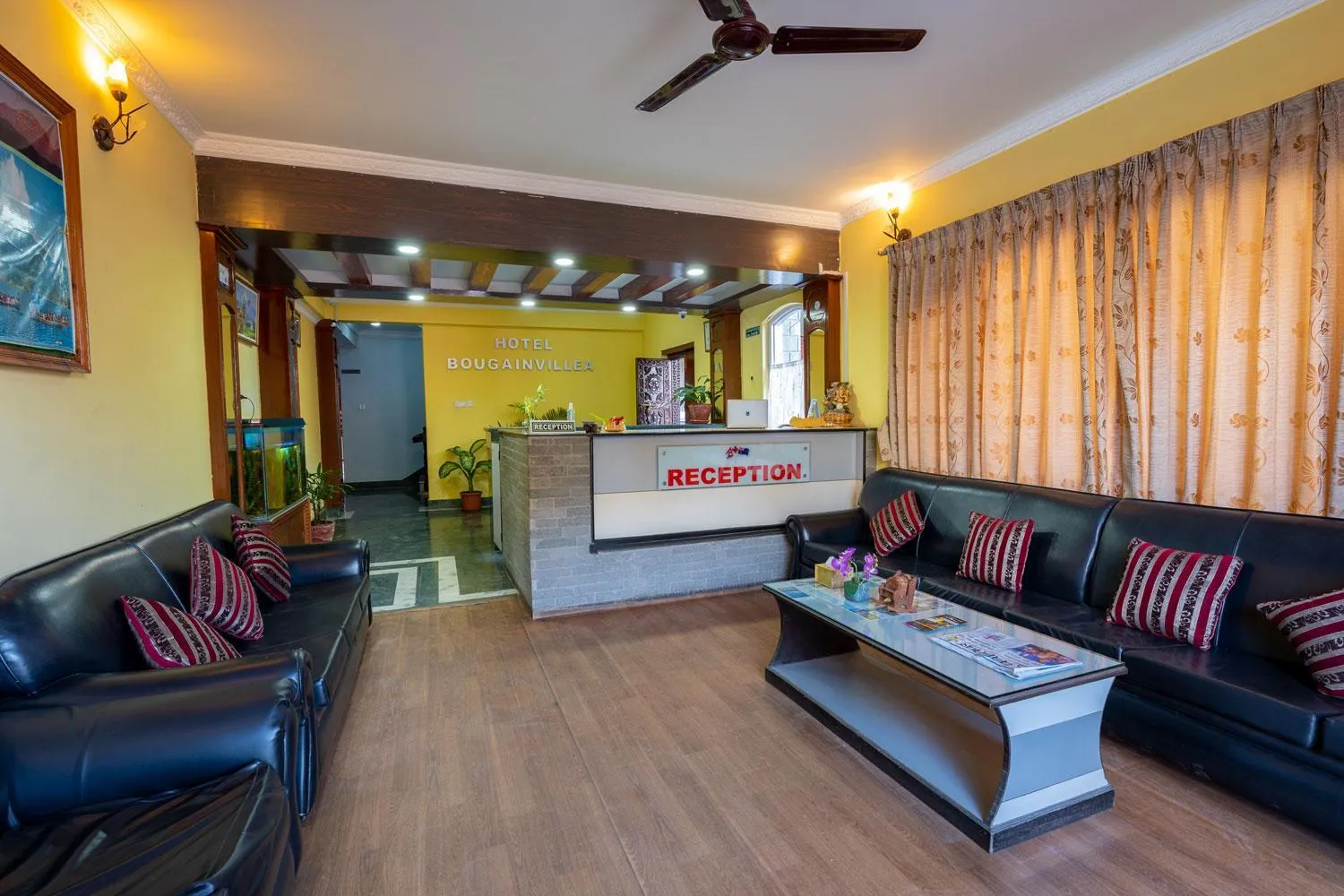 Lobby or reception in Hotel Bougainvillea
