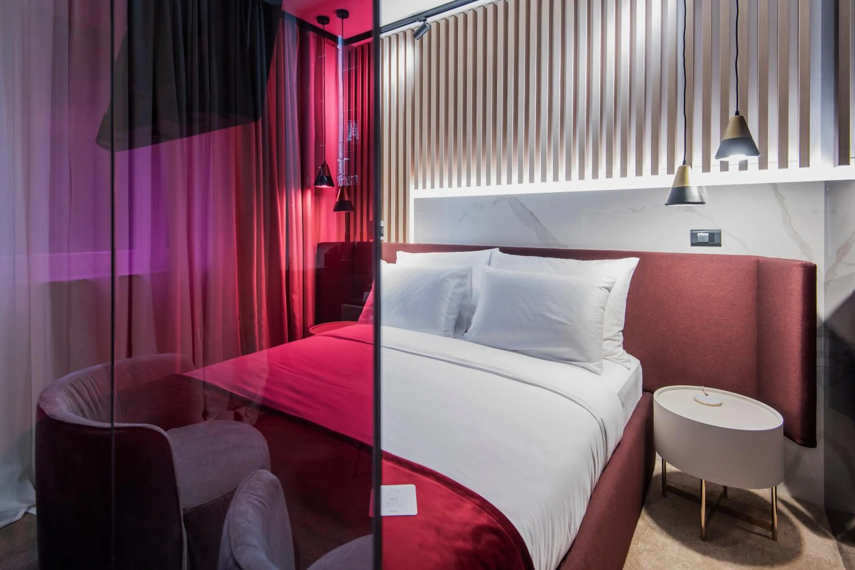 Bed in Pod Zidom Rooms