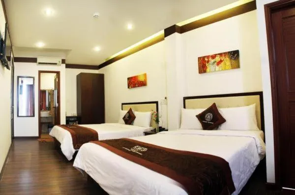 Bed in Brown Bean 2 Hotel