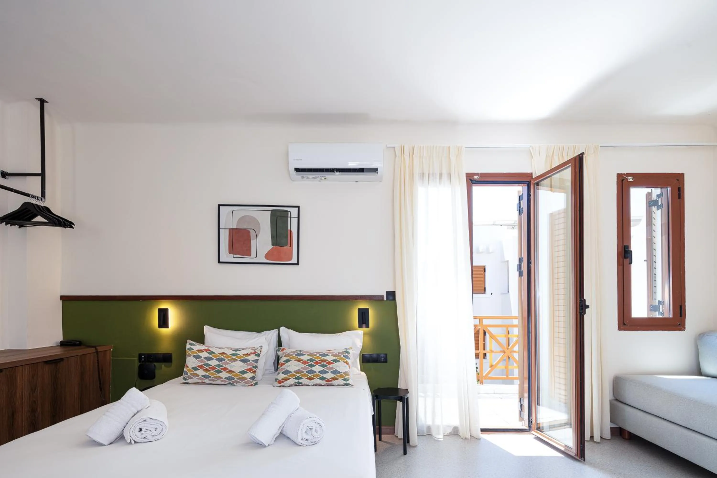 Bedroom, Bed in Aristea Hotel