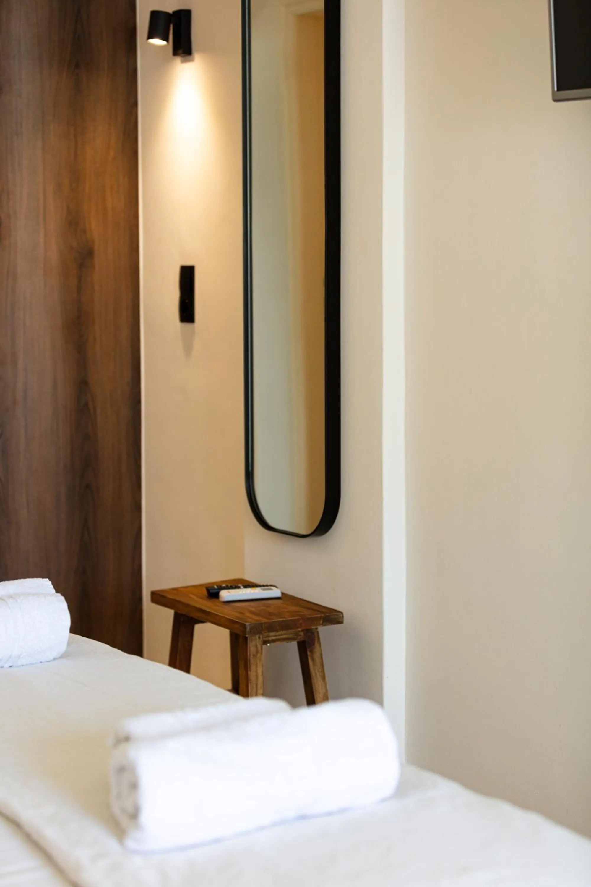 Bed in Aristea Hotel