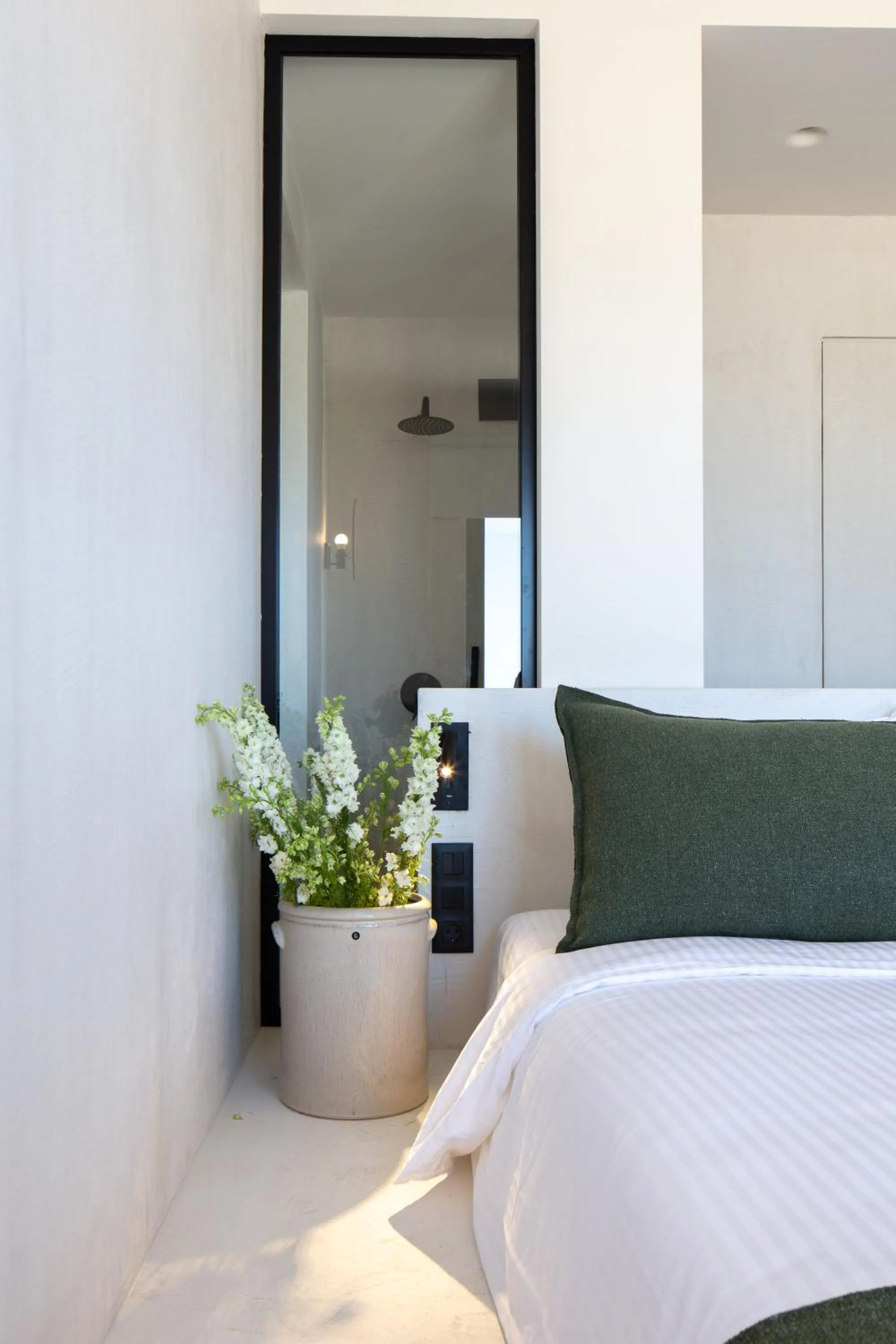 Bed in Aristea Hotel