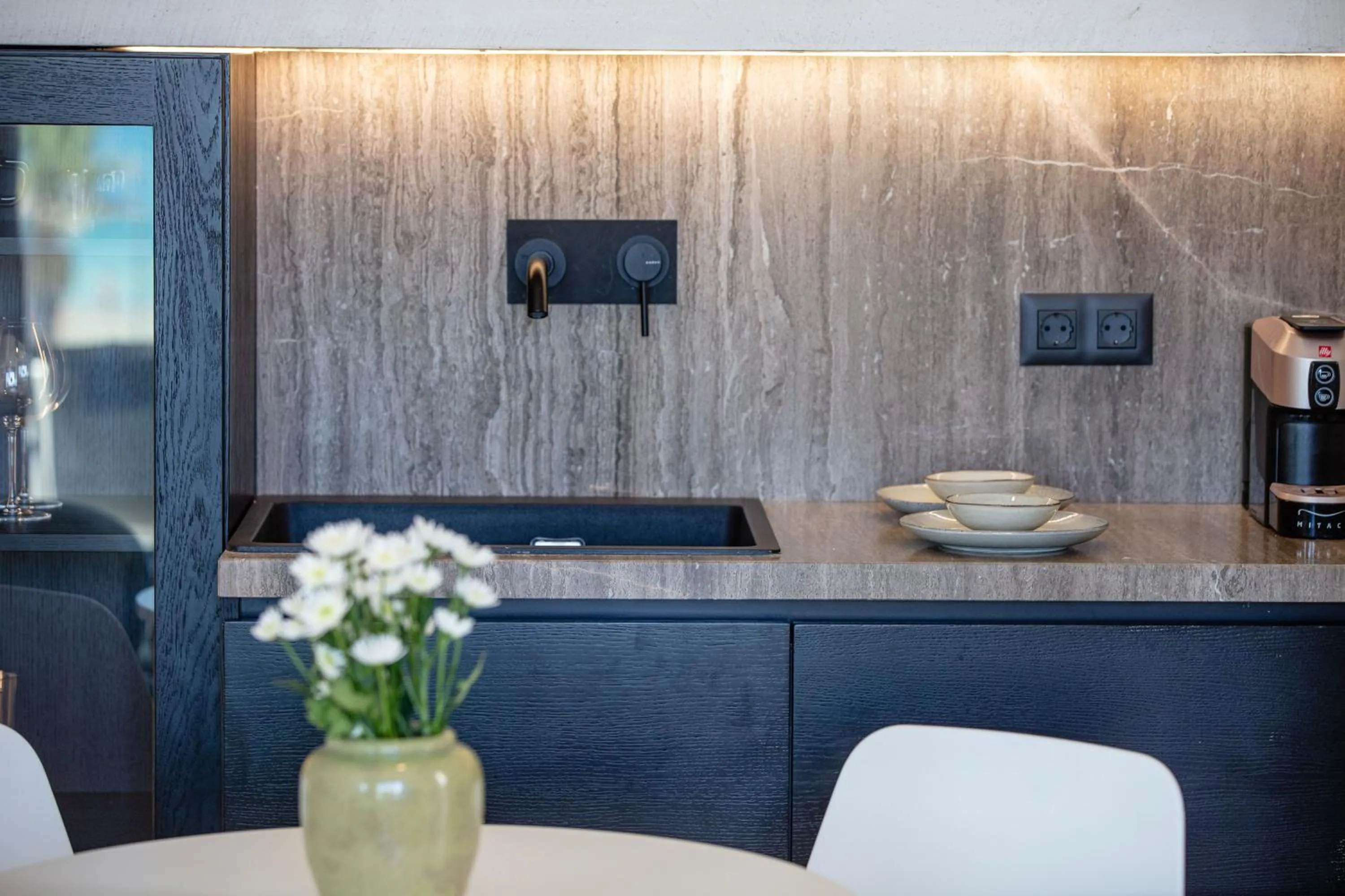 kitchen in Aristea Hotel