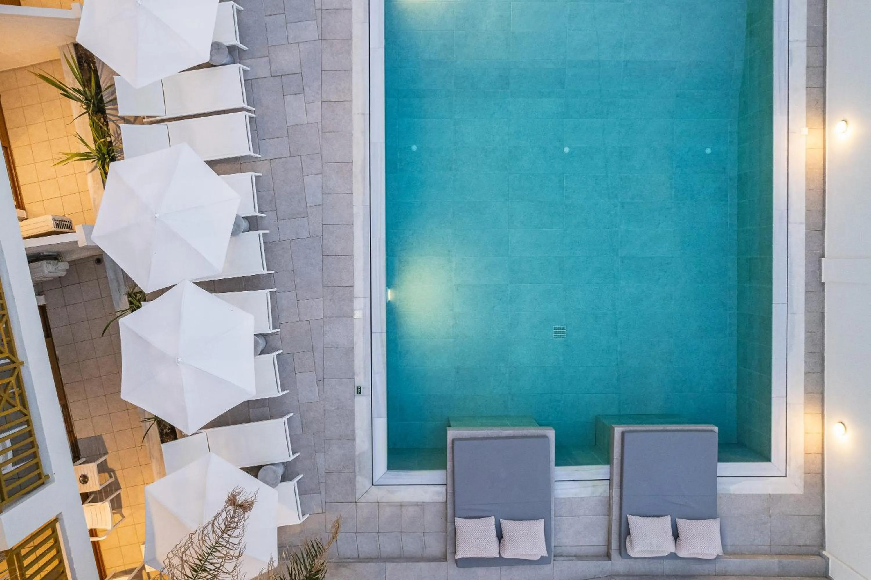 Bird's eye view in Aristea Hotel