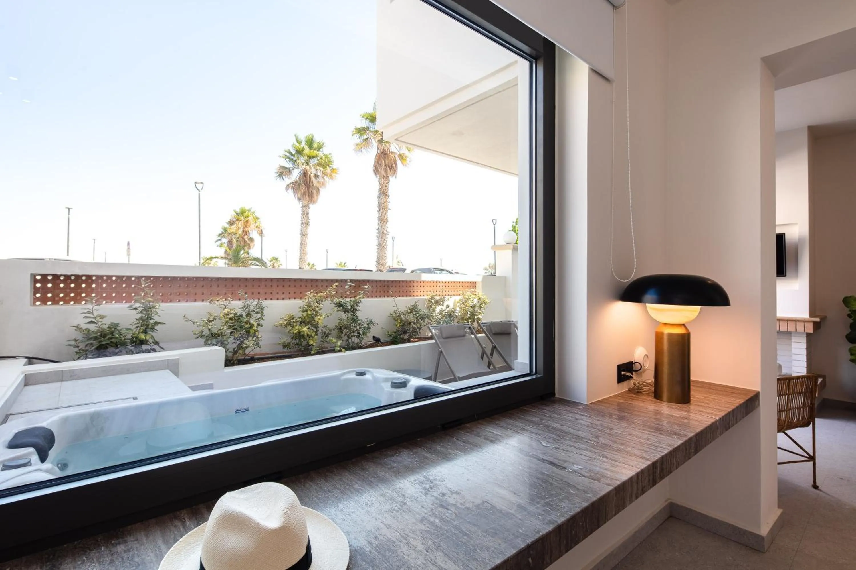 Hot Tub in Aristea Hotel