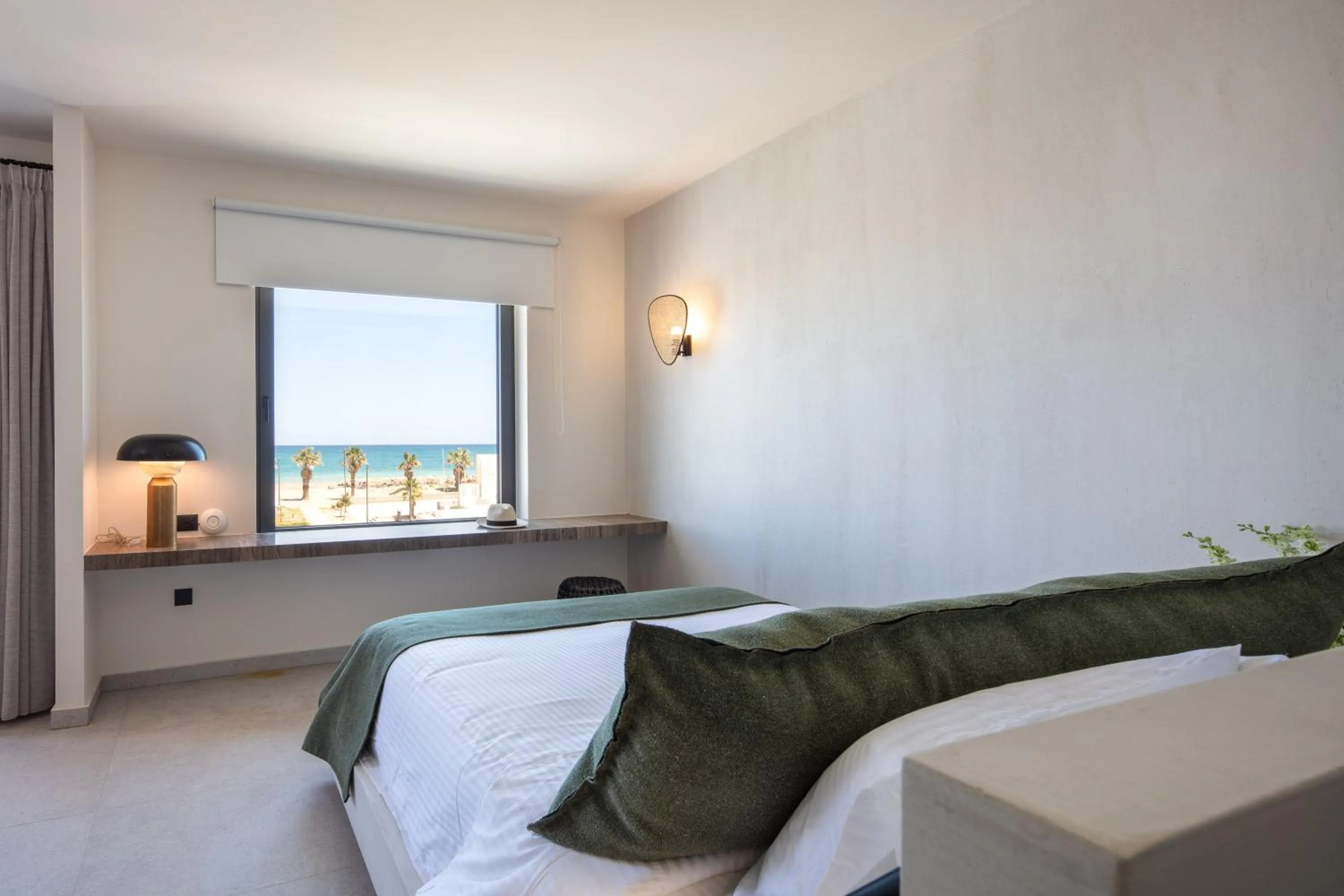Sea view, Bed in Aristea Hotel