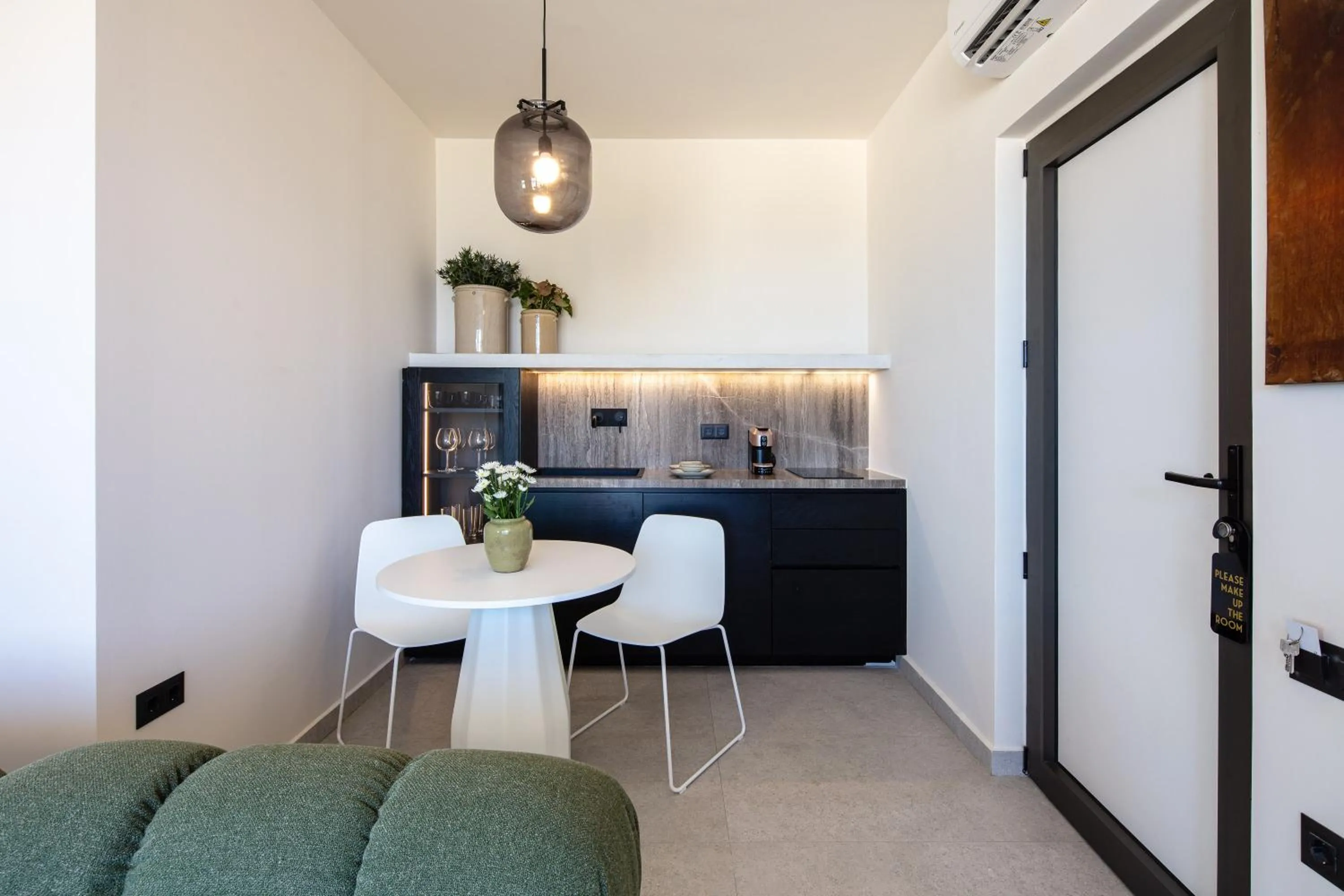 Seating area in Aristea Hotel