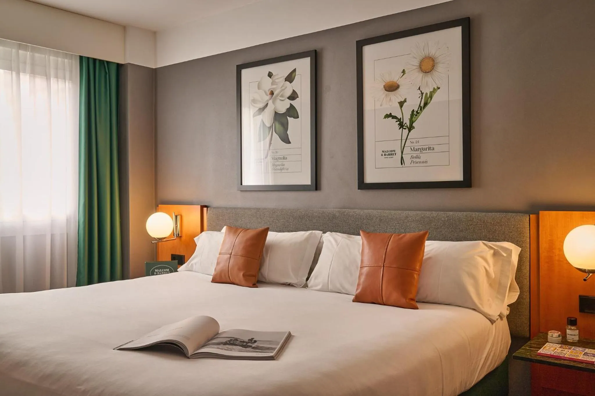 Bed in Hotel Malcom and Barret