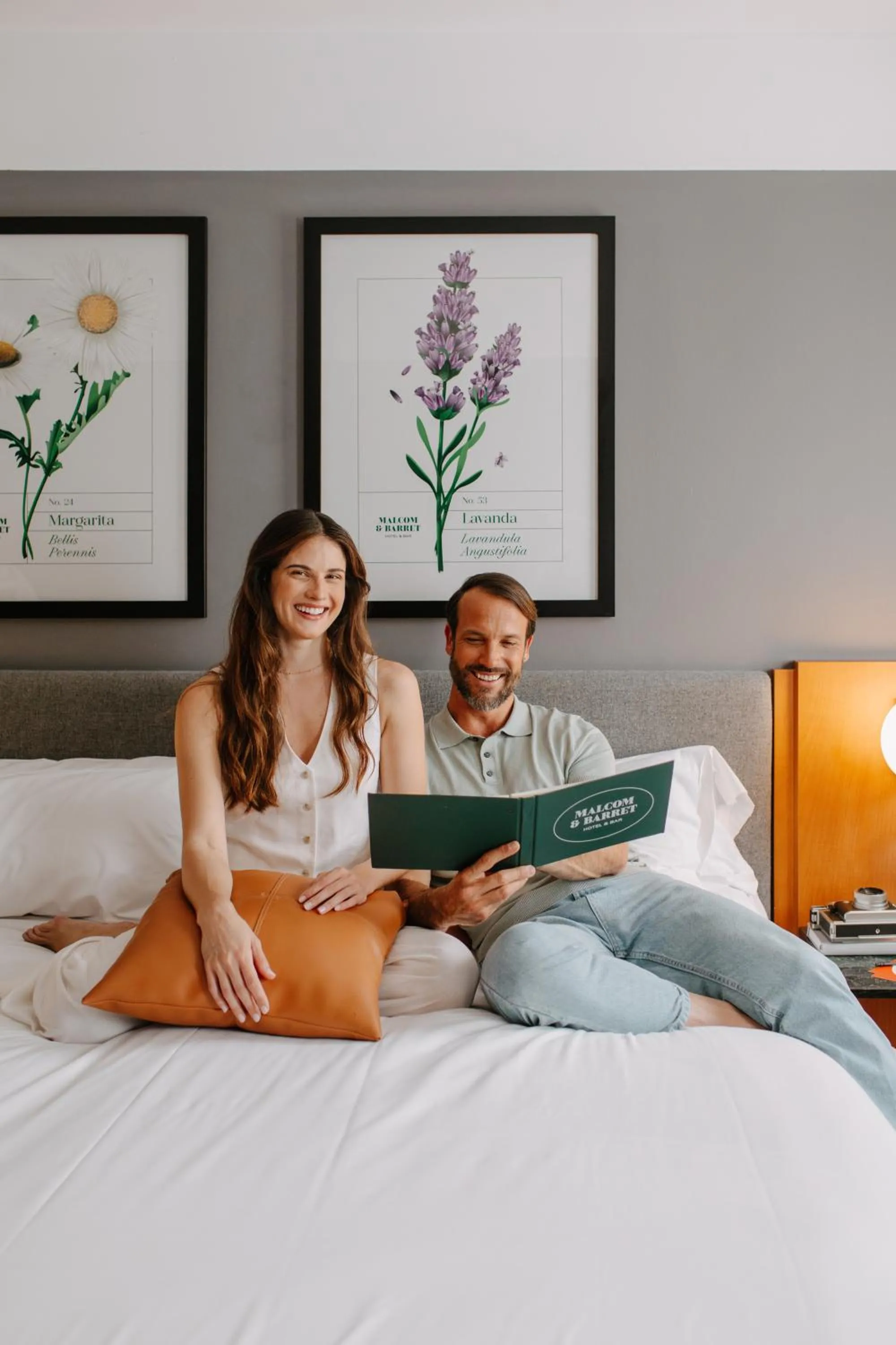 Decorative detail, Bed in Hotel Malcom and Barret