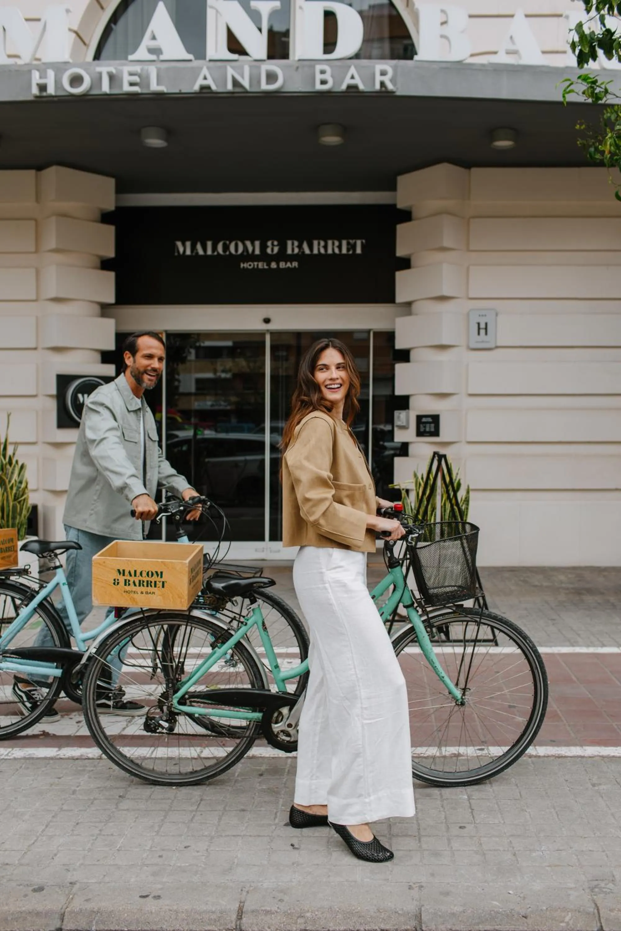 Cycling in Hotel Malcom and Barret