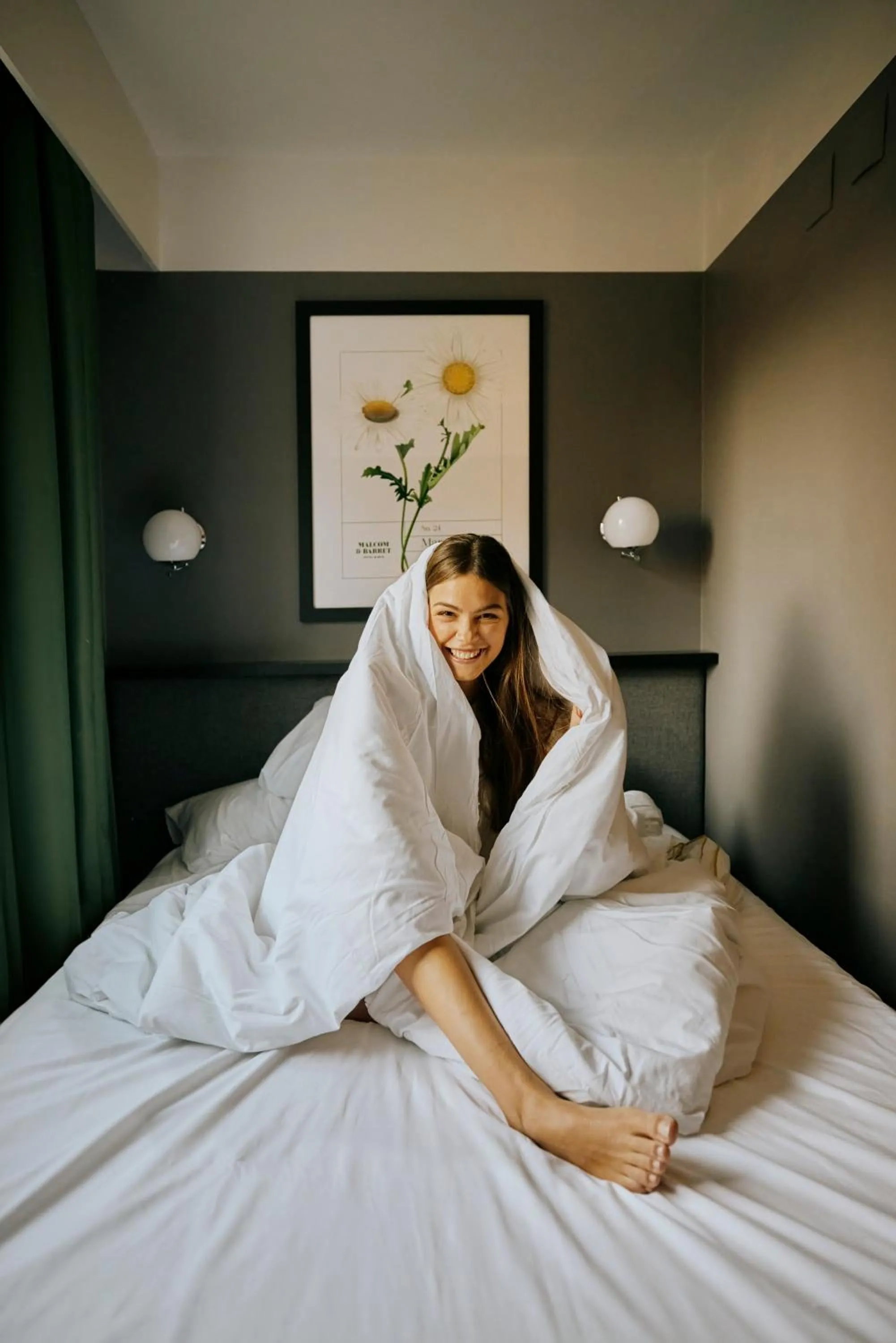 Bed in Hotel Malcom and Barret