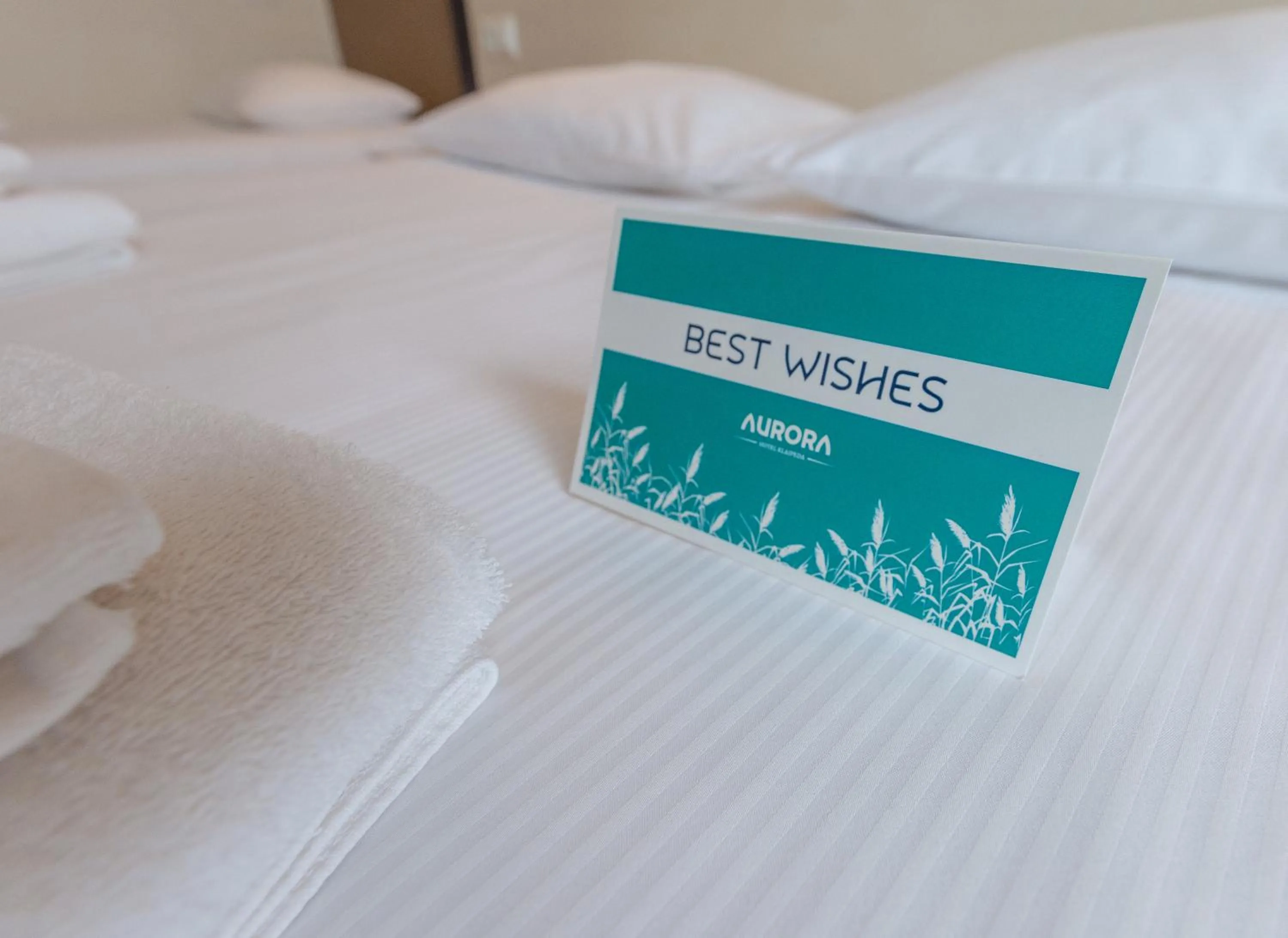 Bed in Aurora Hotel Klaipeda