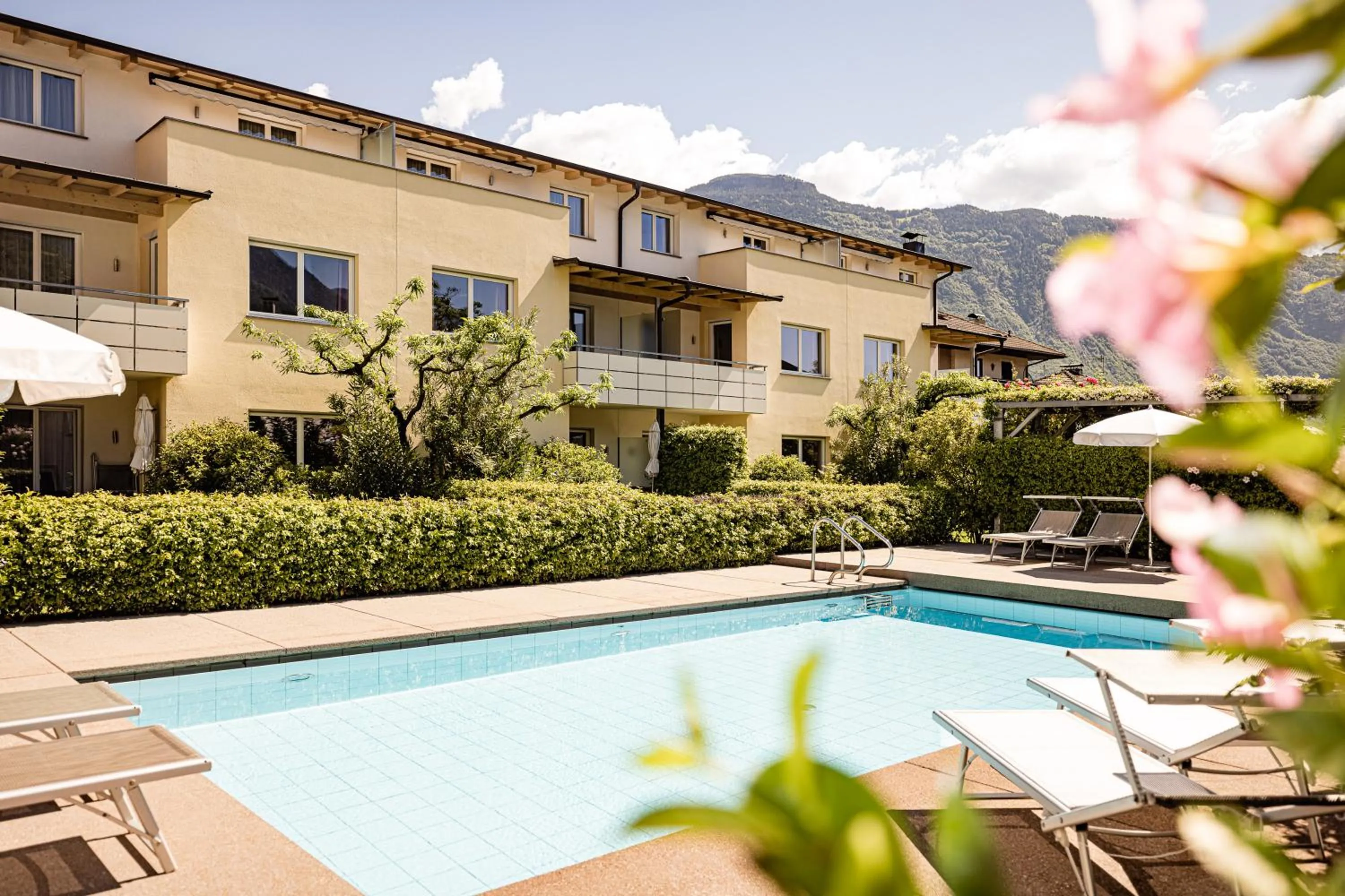 Pool view in Garden Residence