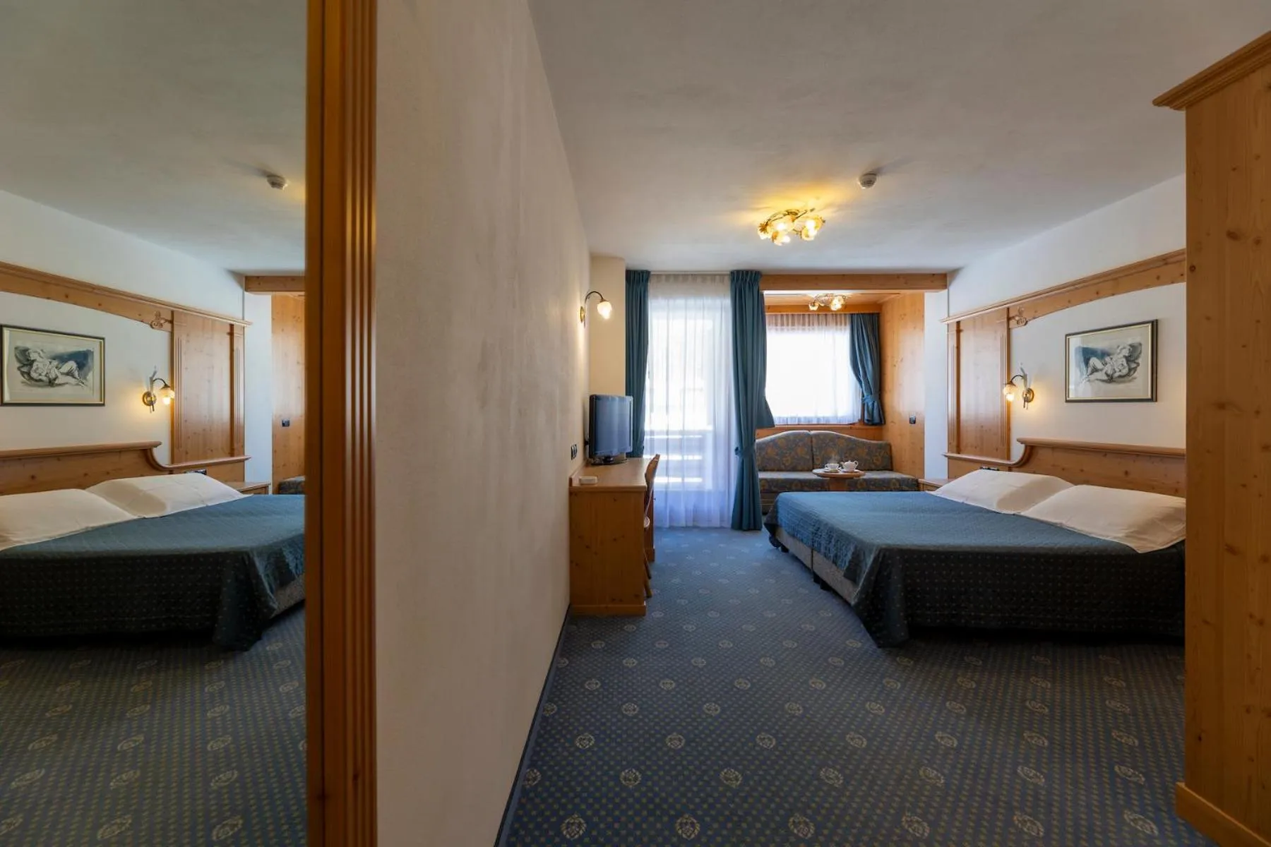 Bed in Sport Hotel Cristal