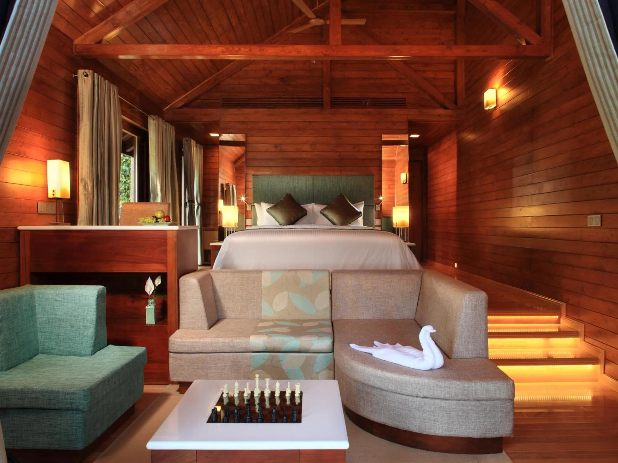 Bed in The Tamara Coorg