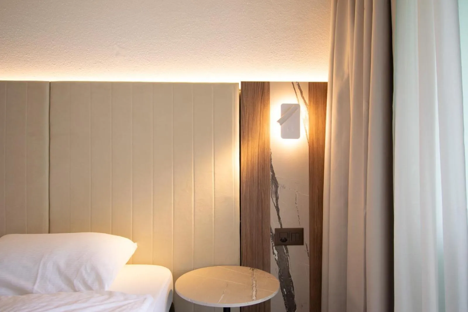 Decorative detail, Bed in Hotel Tiziana