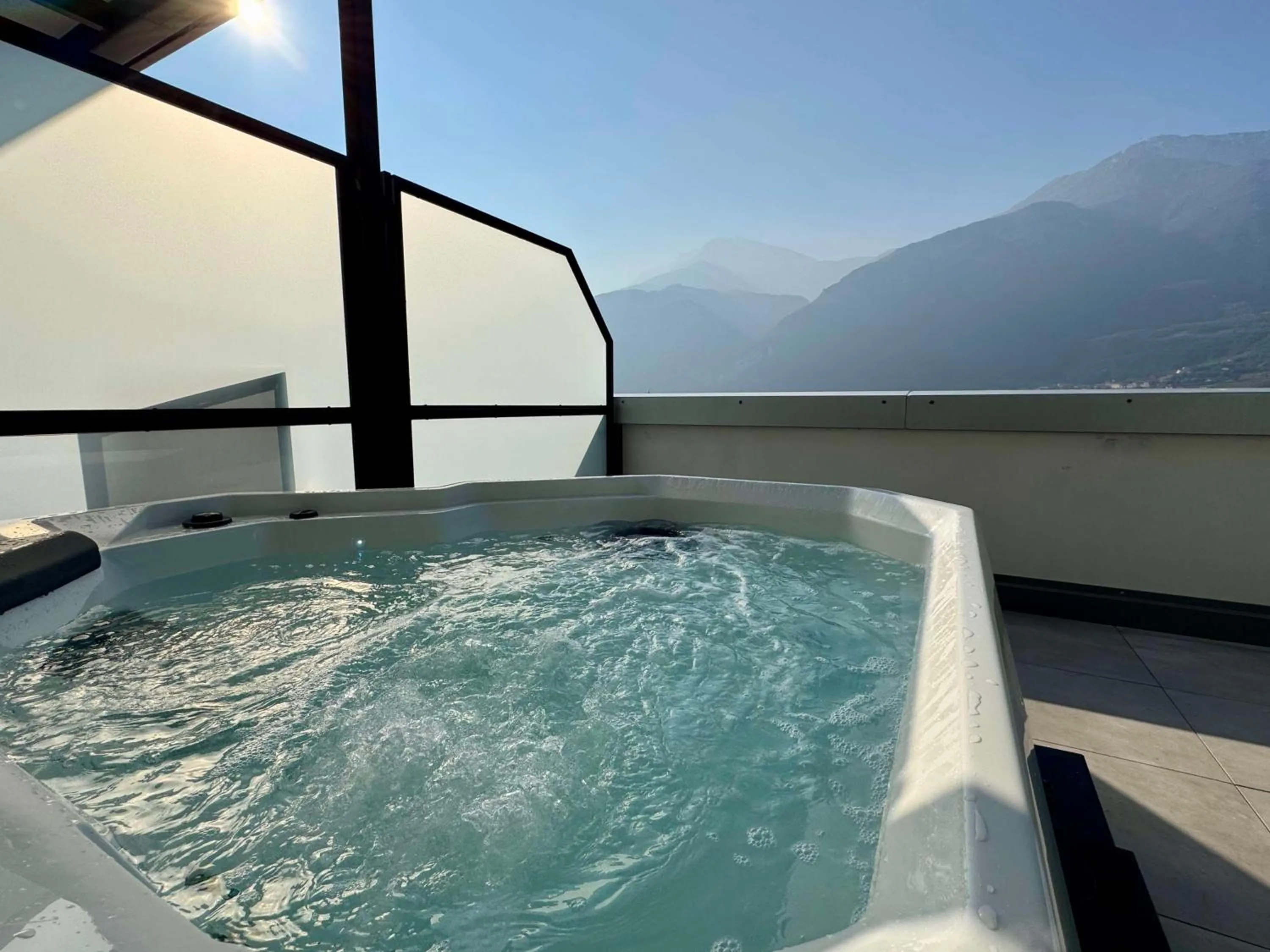 Pool view in Best Western Hotel Adige