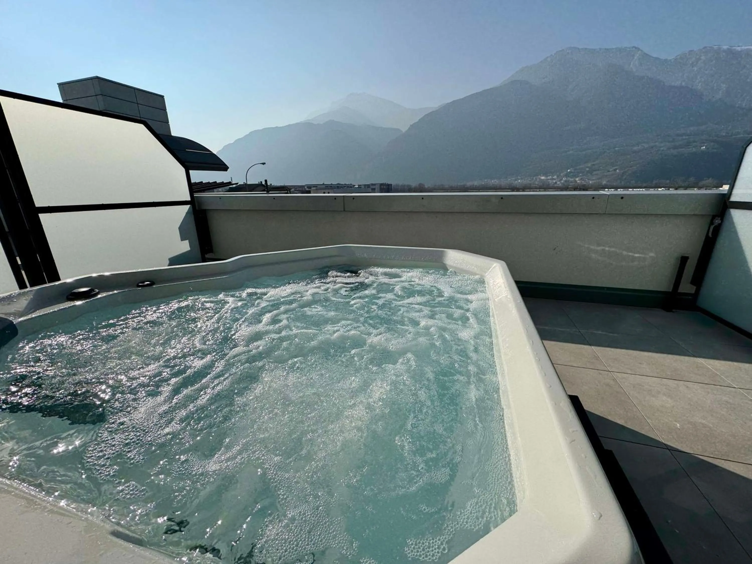 Pool view in Best Western Hotel Adige