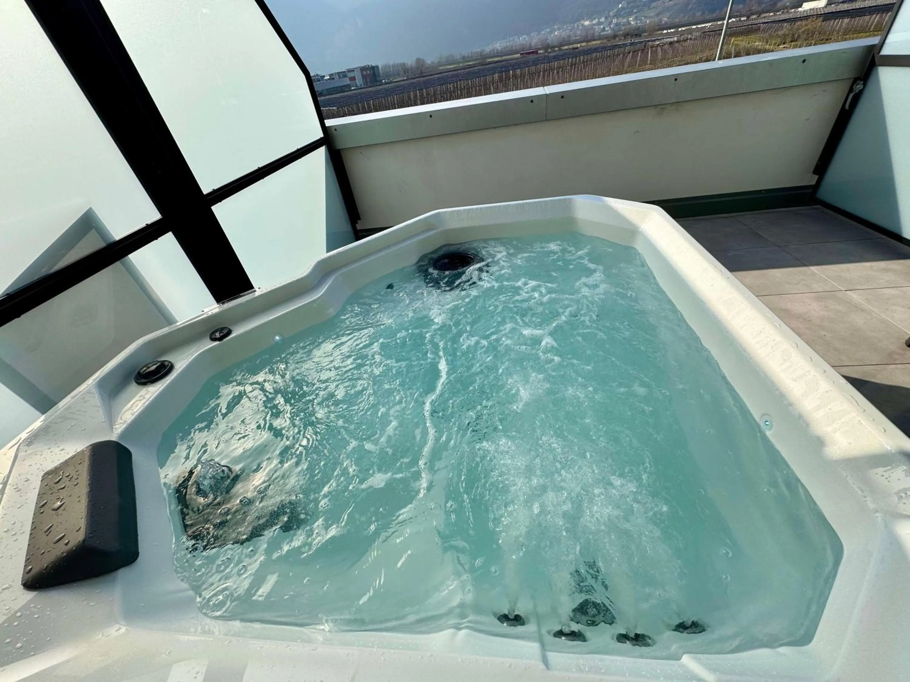 Pool view in Best Western Hotel Adige