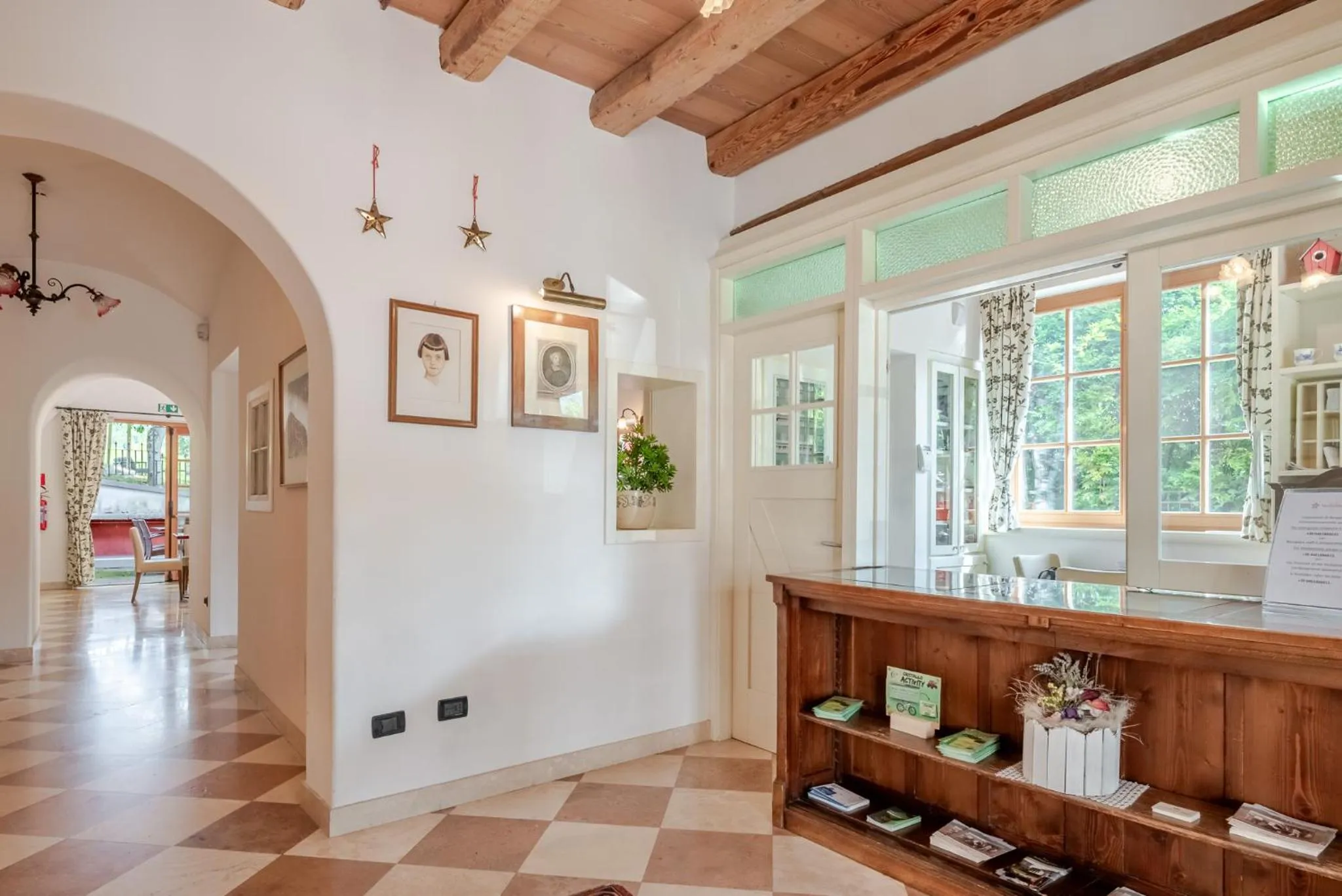 Lobby or reception in Hotel Relais Vecchio Maso